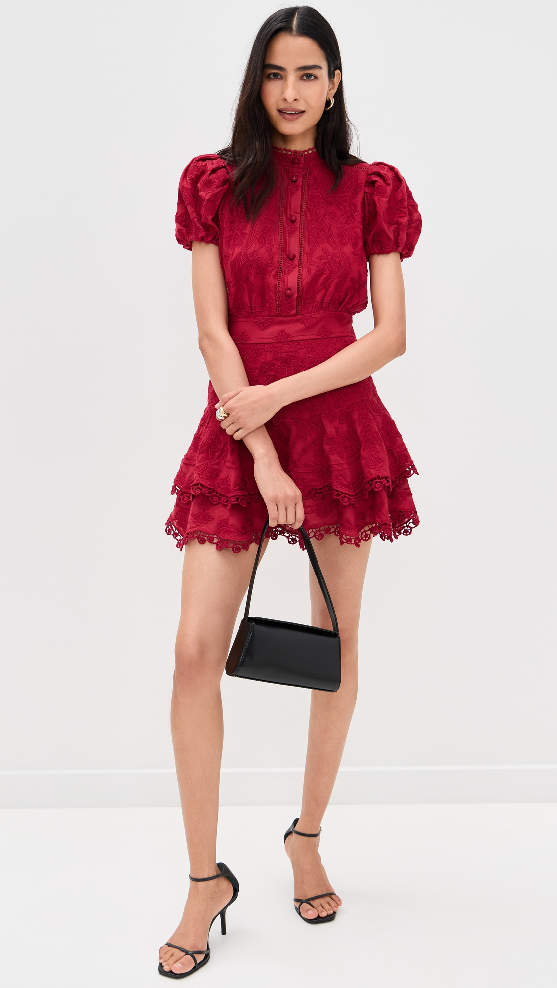 Loryn Embroidered Dress - 4