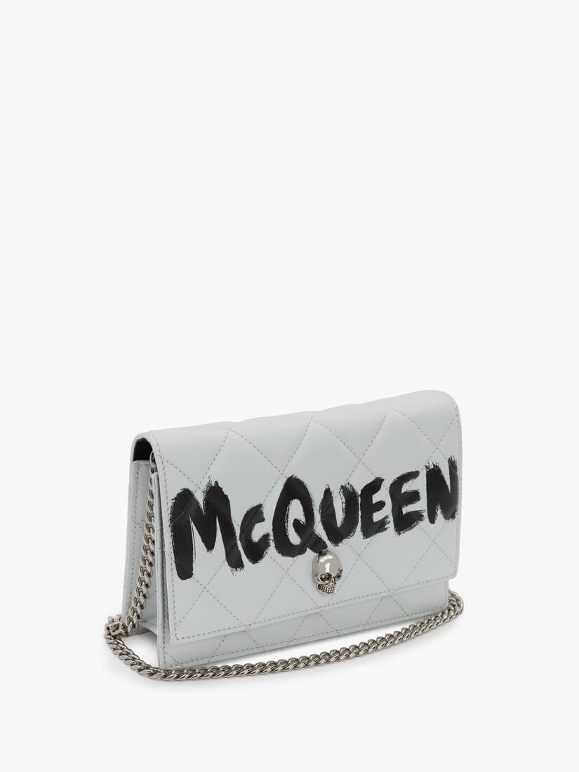Small Skull Bag in White/black - 2