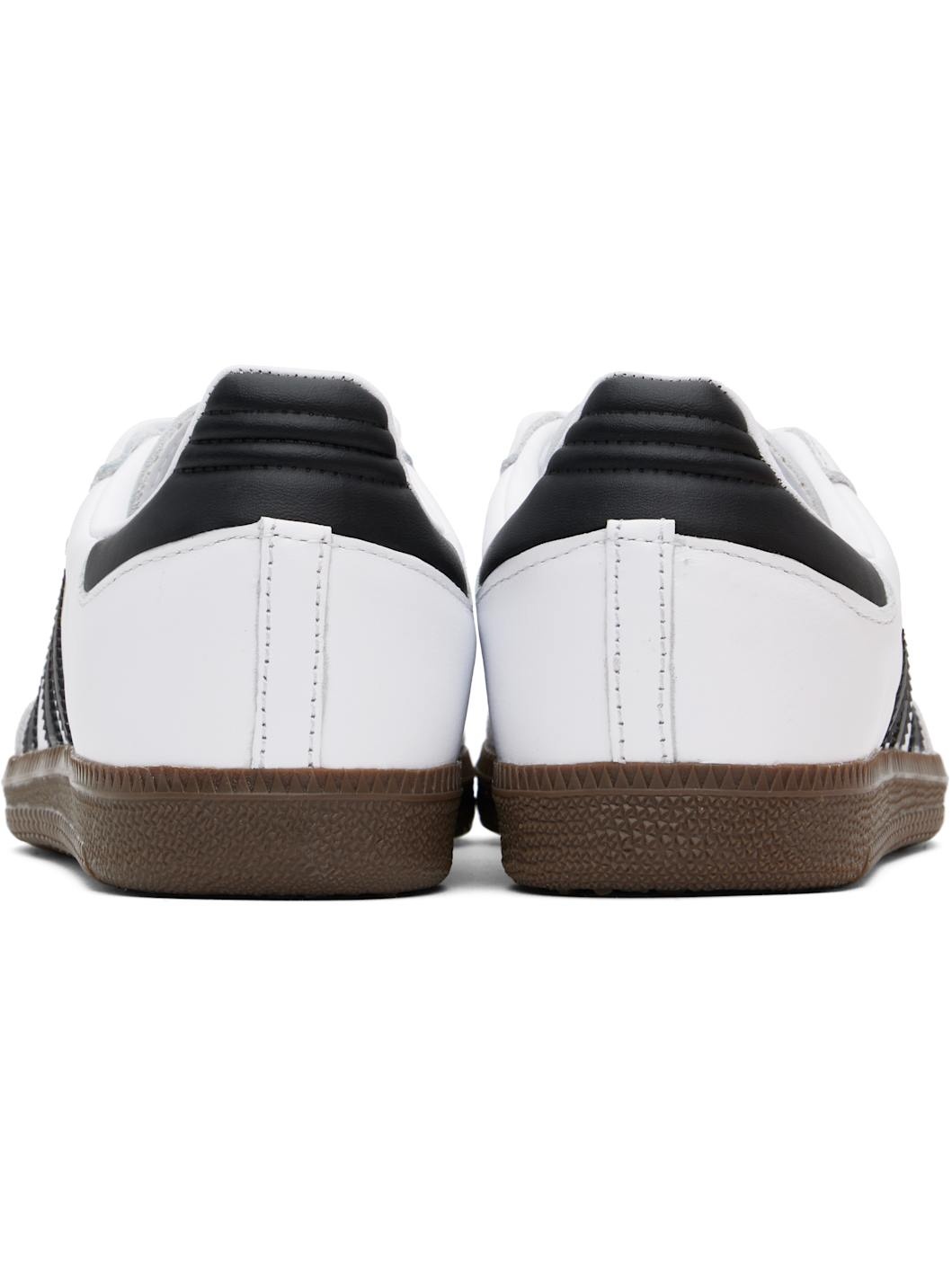 White & Black Samba OG Sneakers - 2