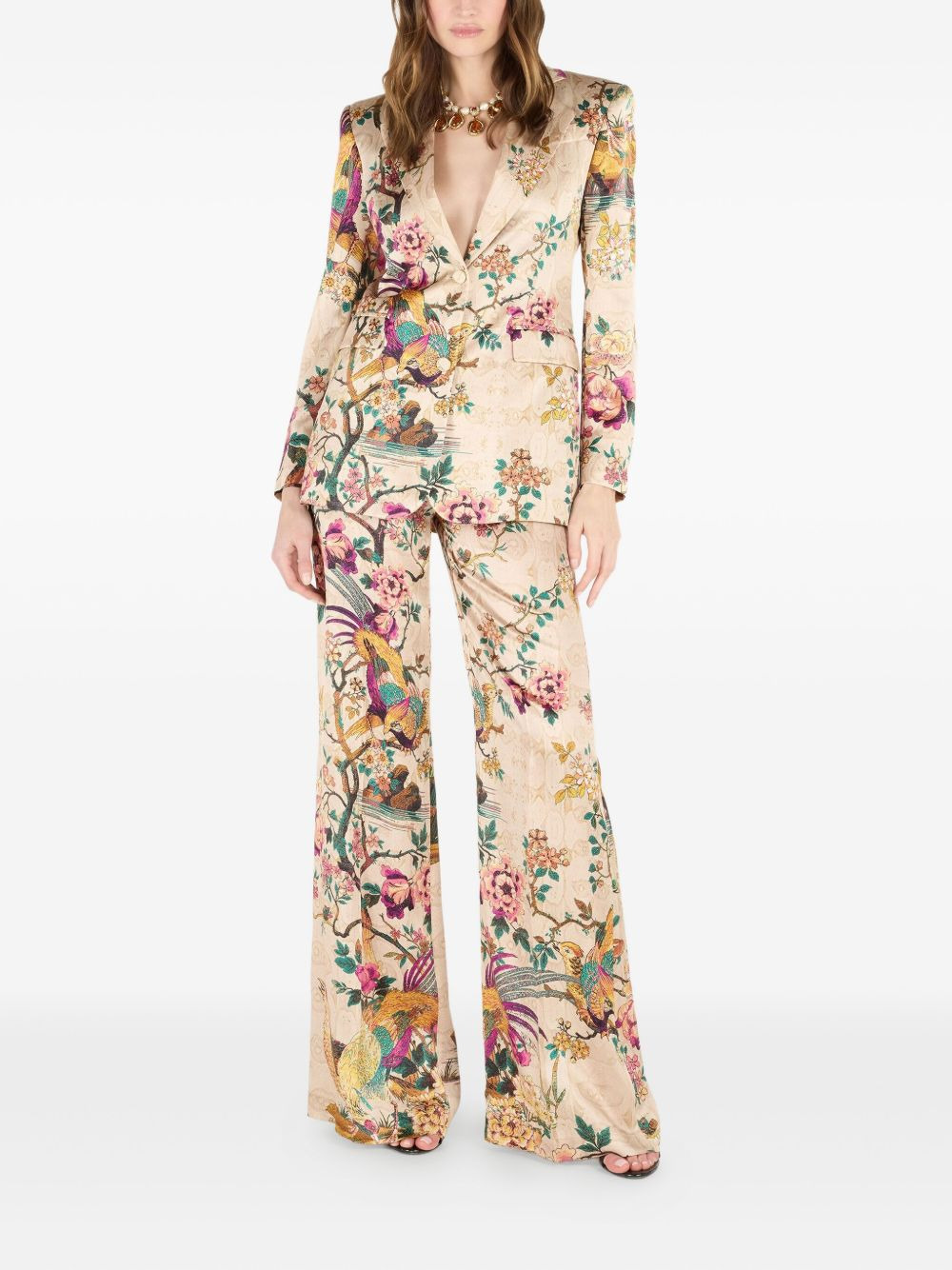 floral-print jacket - 2