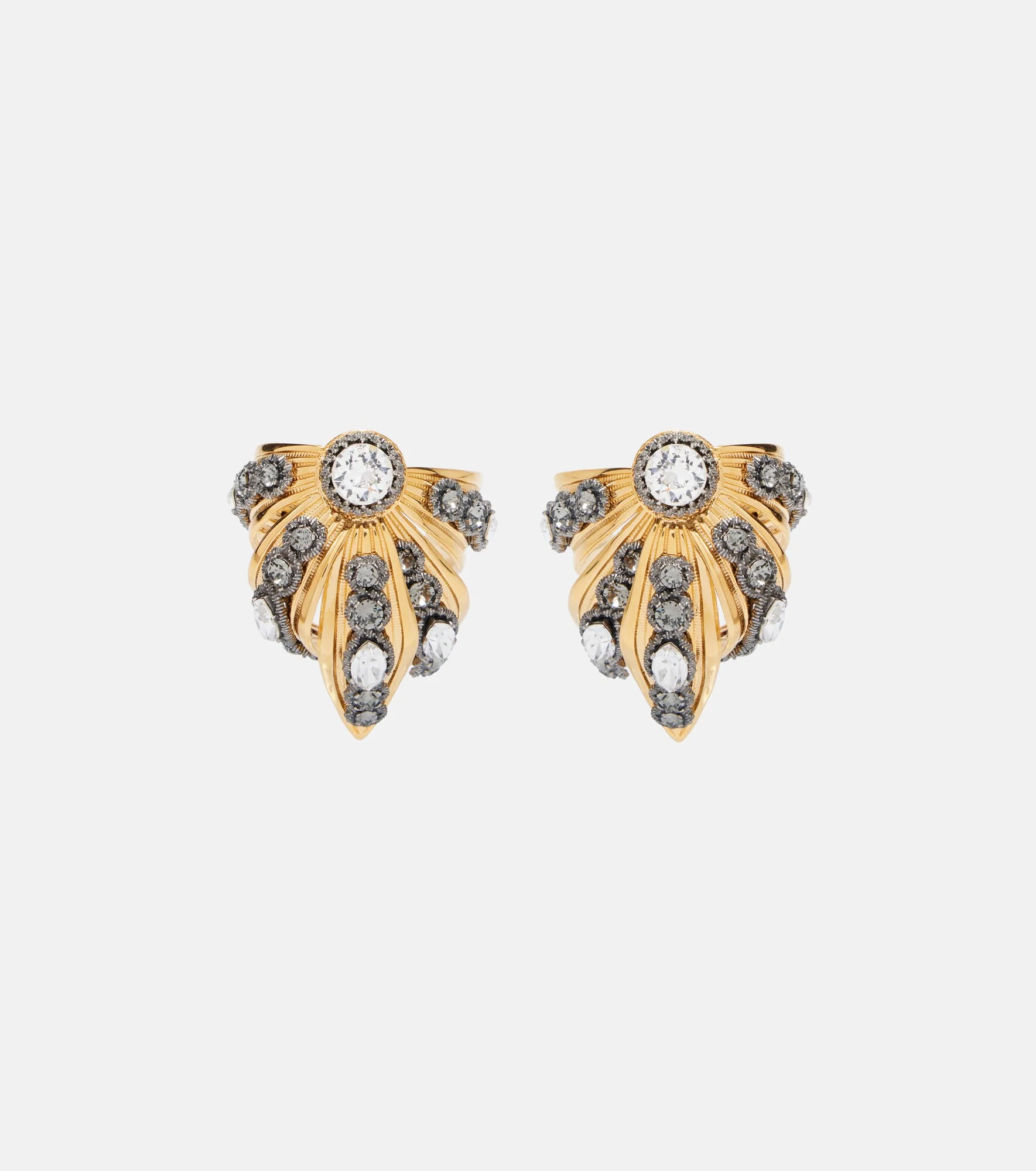 Bloom embellished earrings - 1