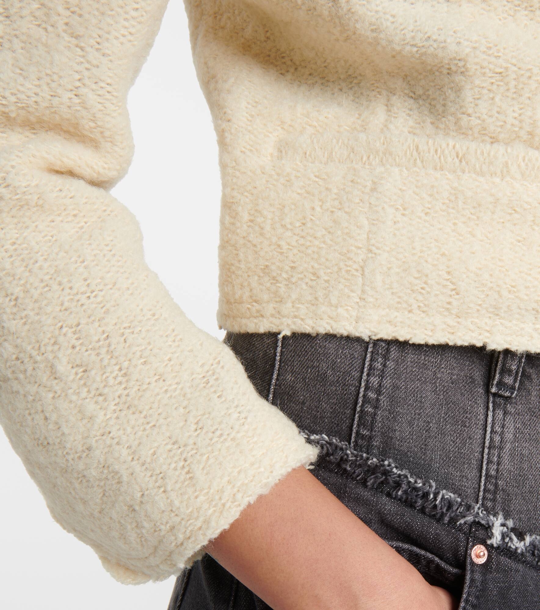 Pully wool-blend jacket - 4