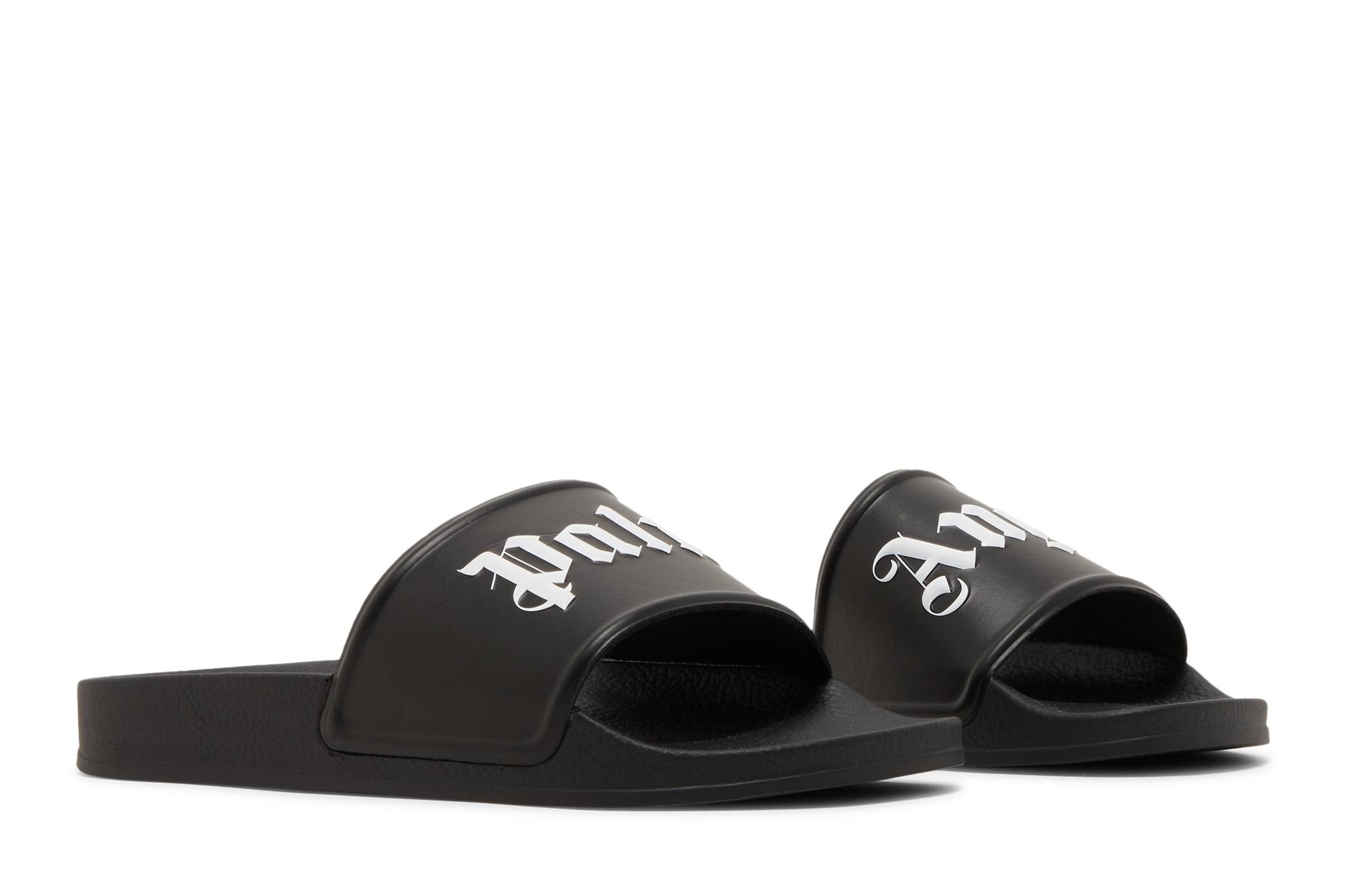 Palm Angels Wmns Pool Slider 'Black White' - 8