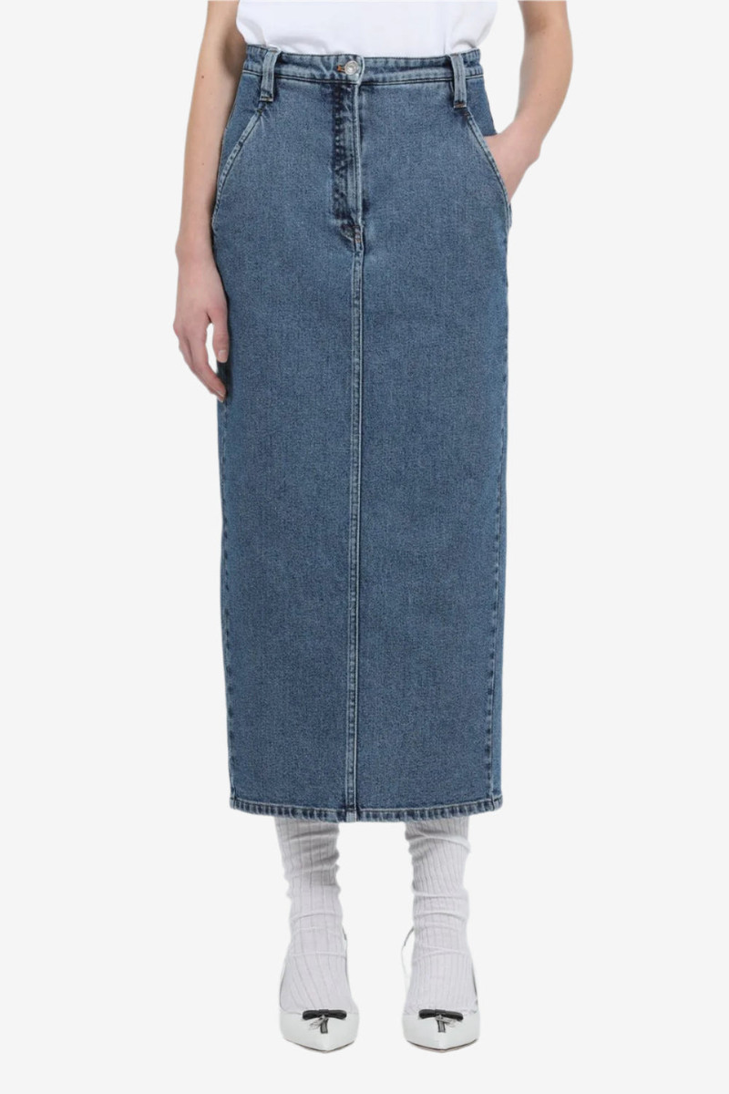 DENIM PENCIL SKIRT 1