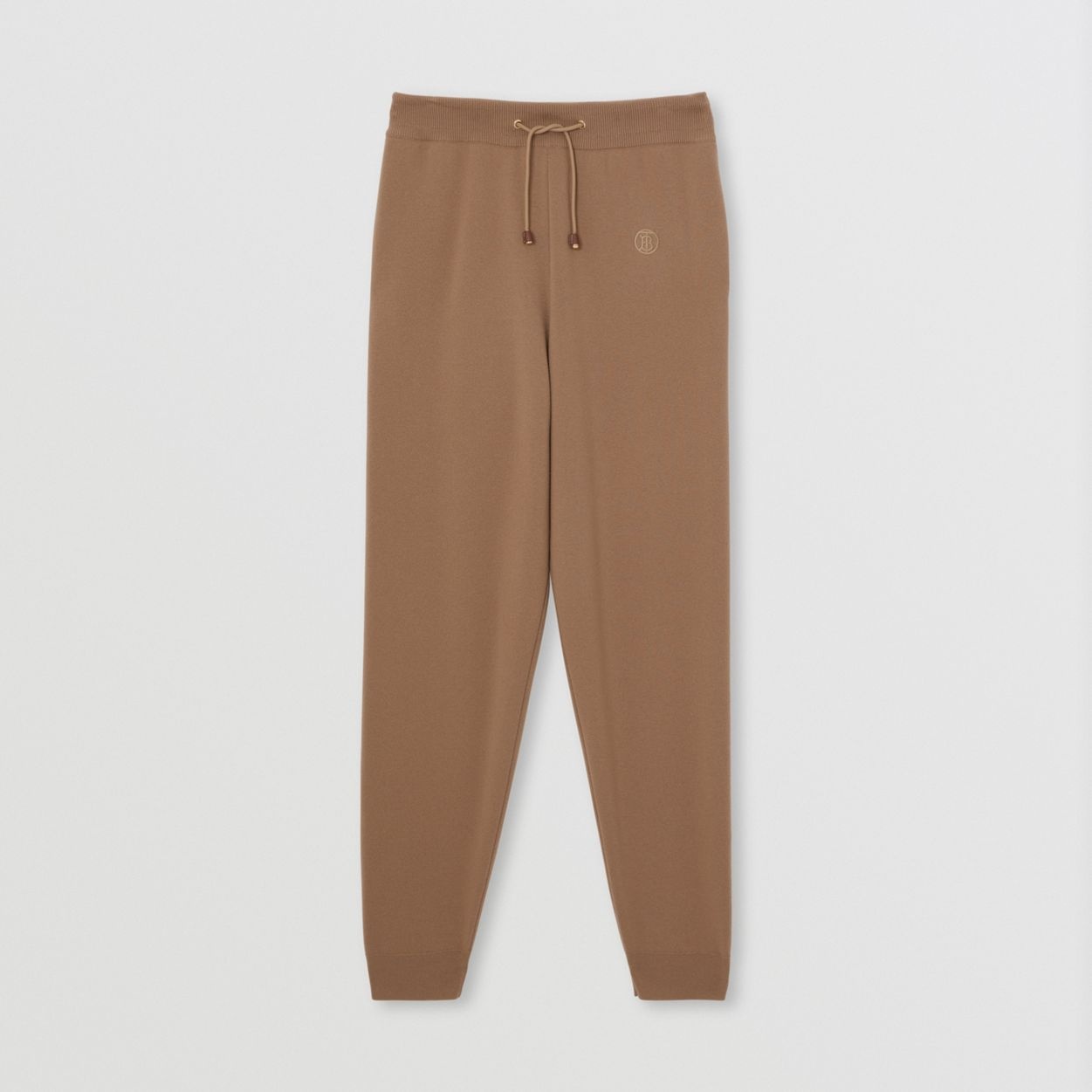 Monogram Motif Wool Cashmere Blend Jogging Pants - 1