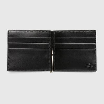 GUCCI GG embossed money clip outlook