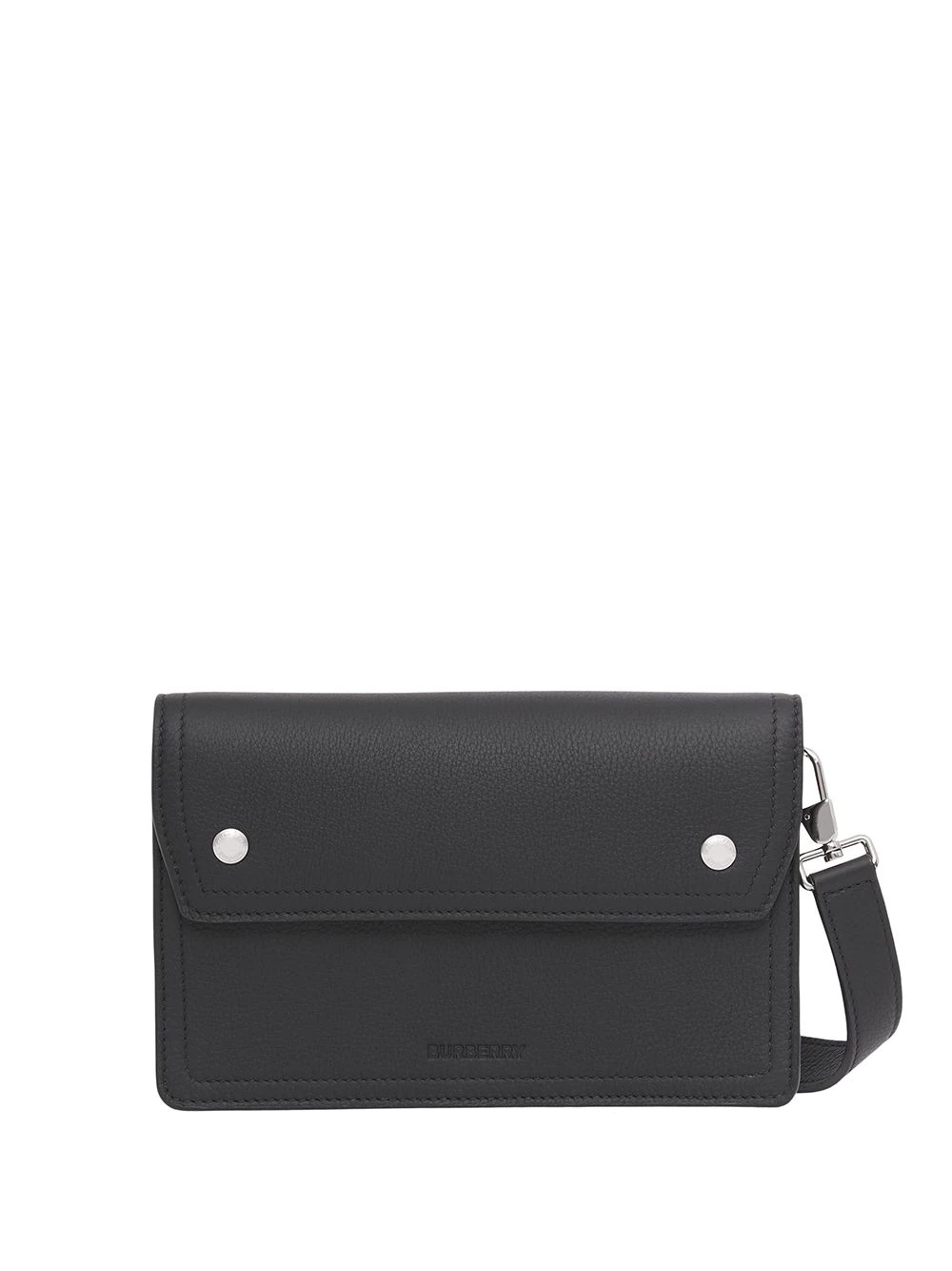 logo-debossed clutch bag - 1