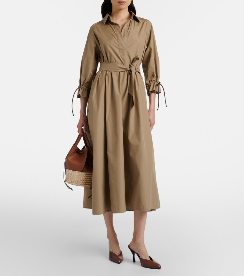 Max Mara Mirto cotton midi dress outlook