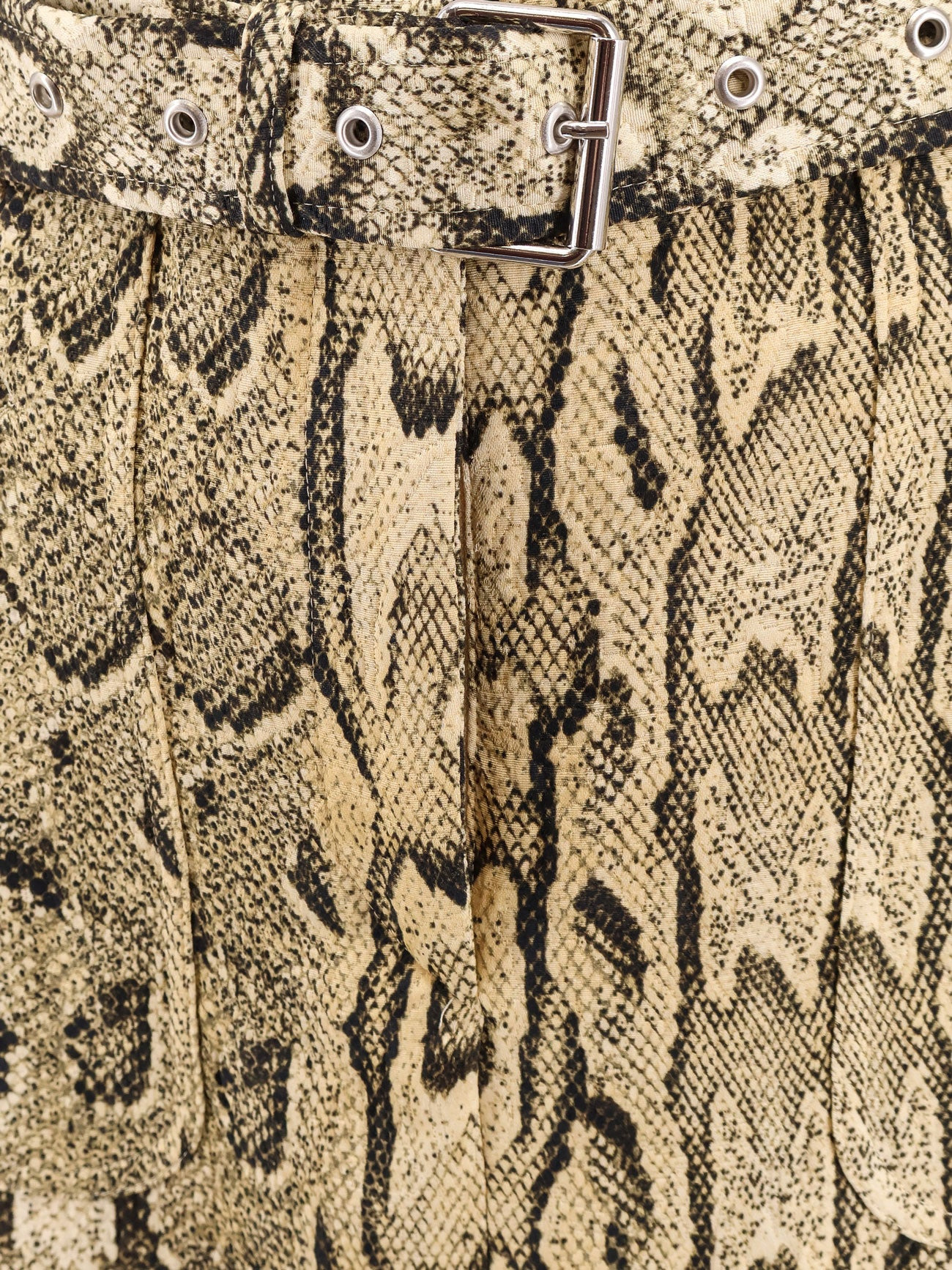 Sheraz Viscose And Cotton Skirt With Reptile Print - 5