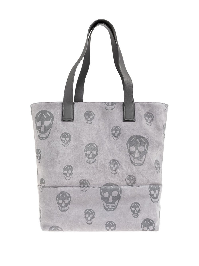Alexander McQueen T-Bar skull-print shoulder bag outlook