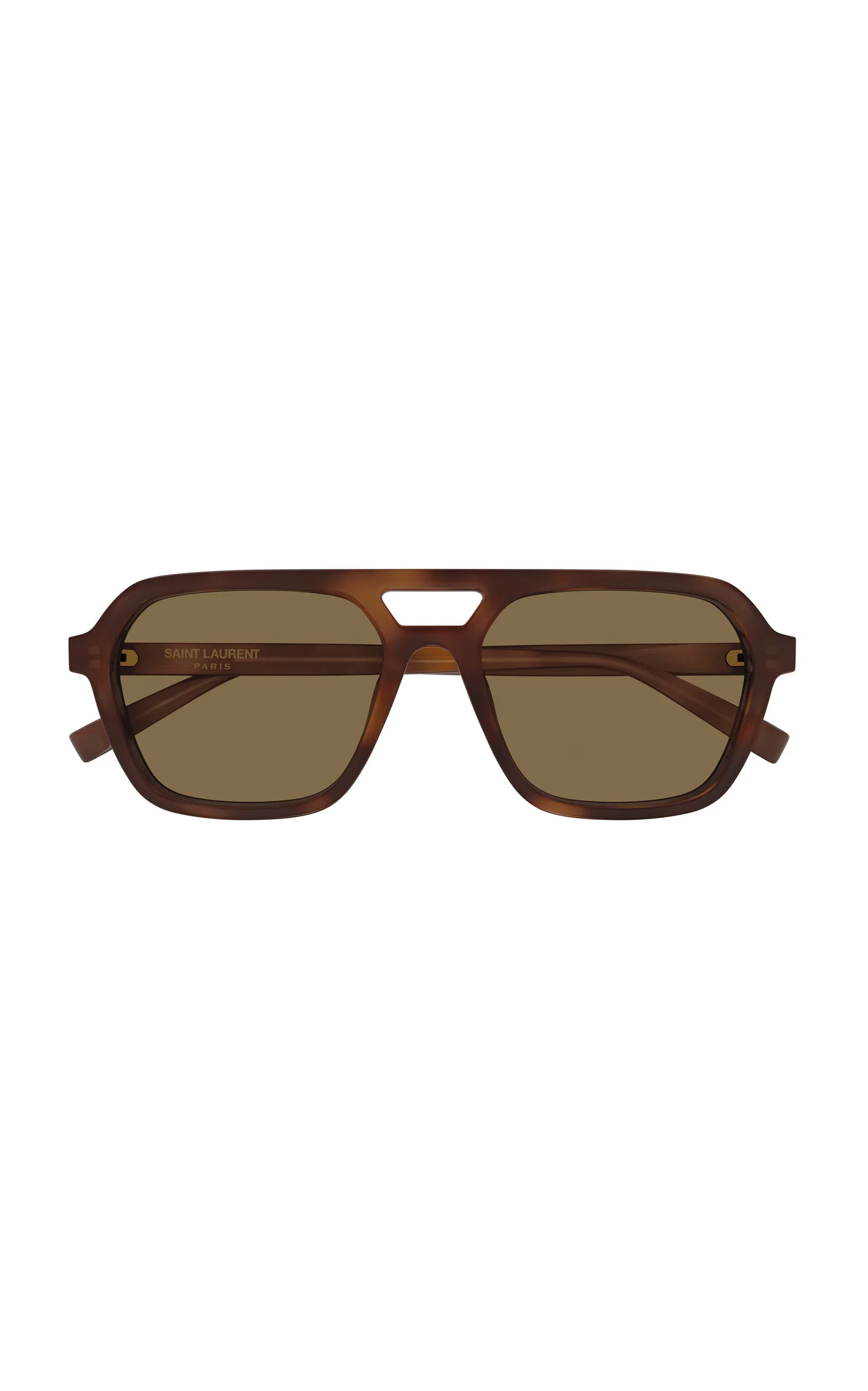Aviator-Frame Acetate Sunglasses brown - 1