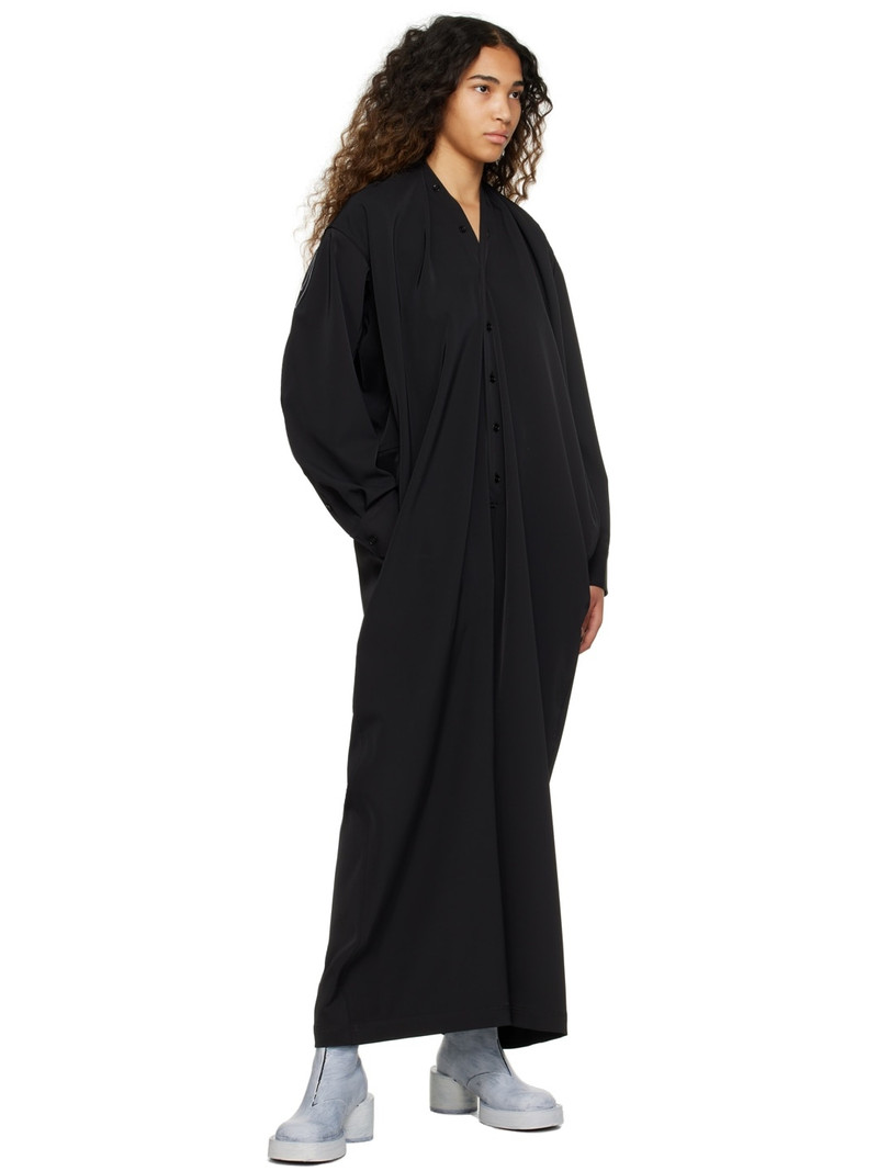 MM6 Maison Margiela Black Button Jumpsuit outlook