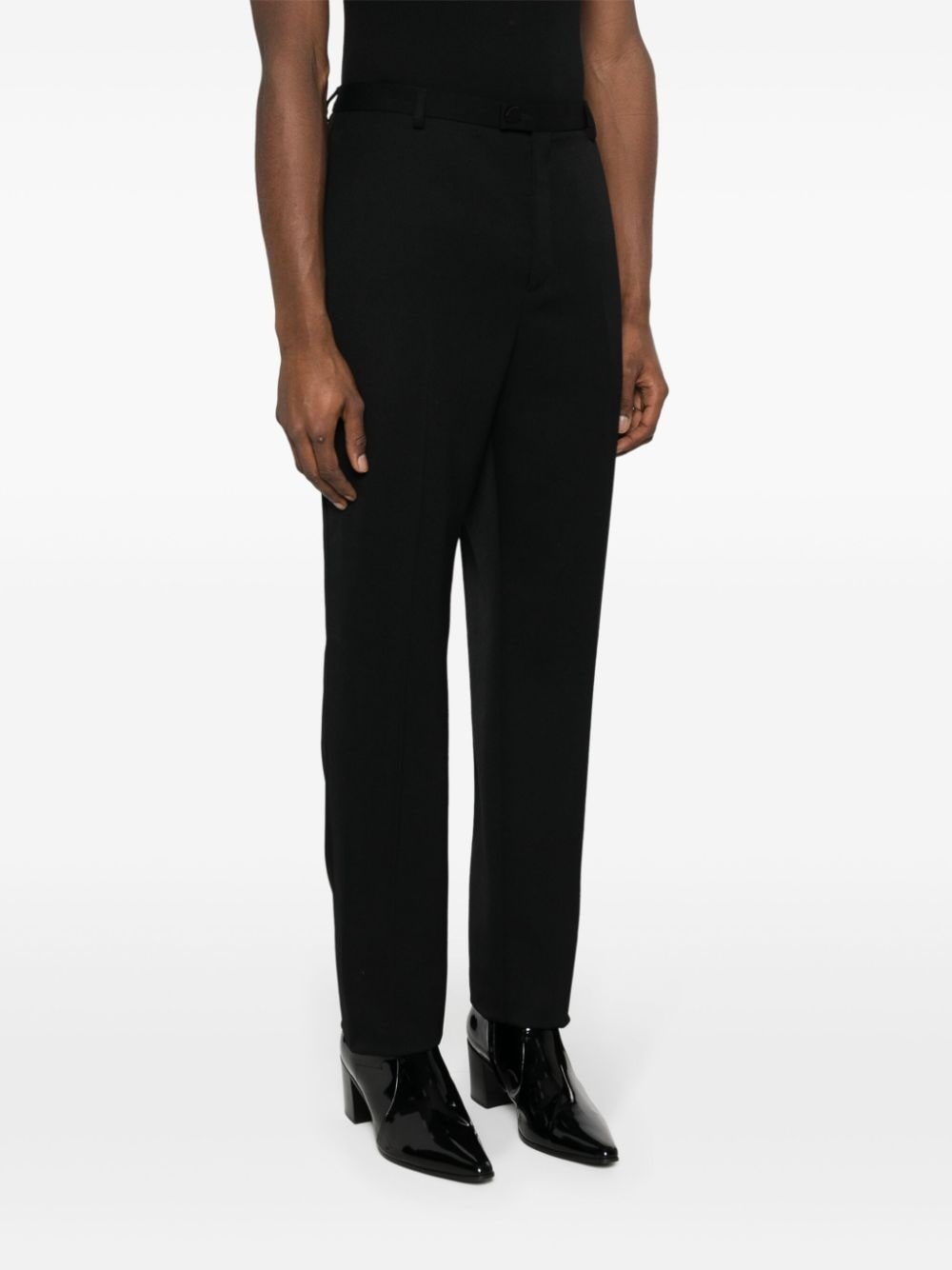 high-waist straight-leg trousers - 3