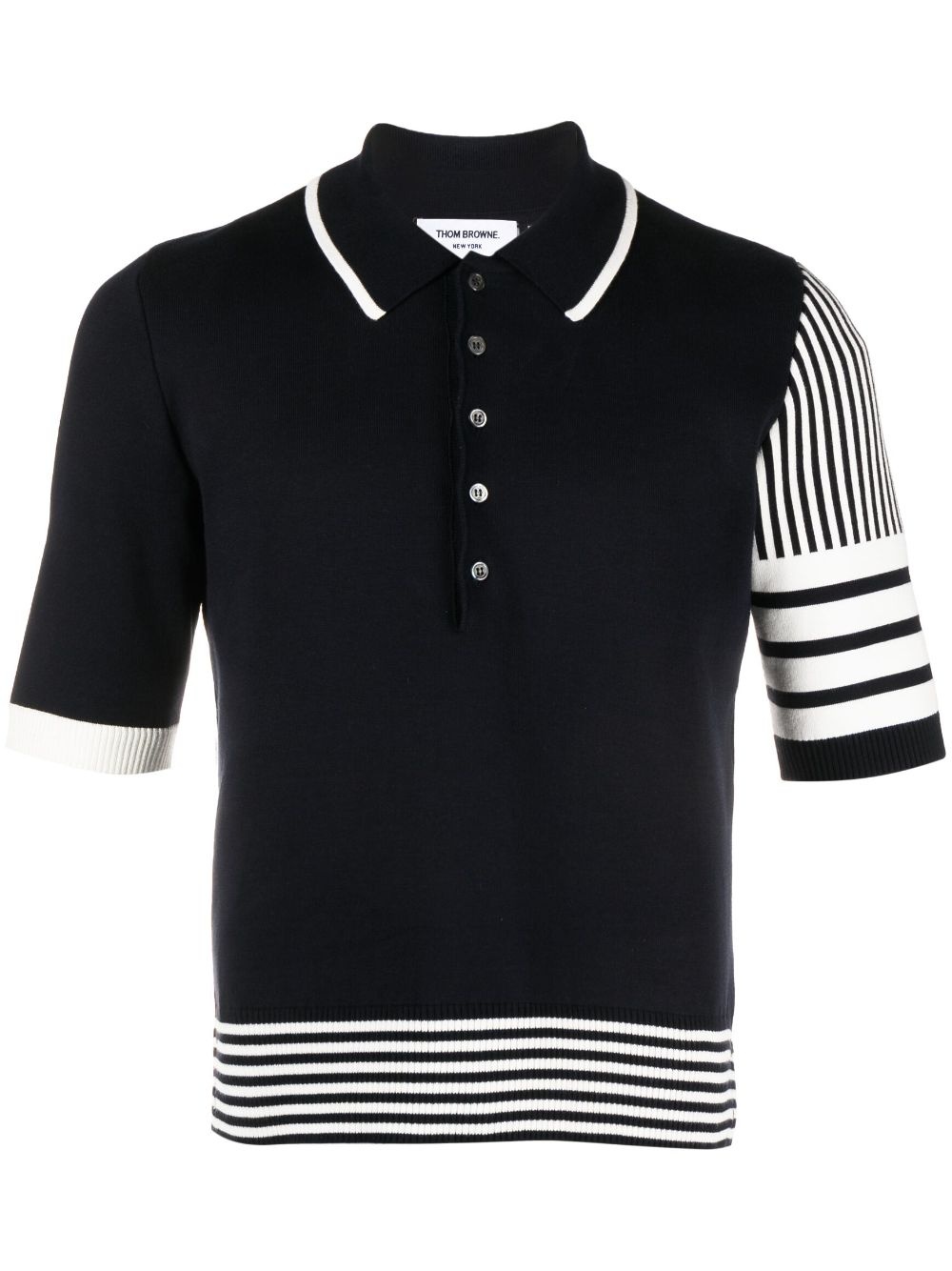 Funmix 4-Bar stripe polo shirt - 1