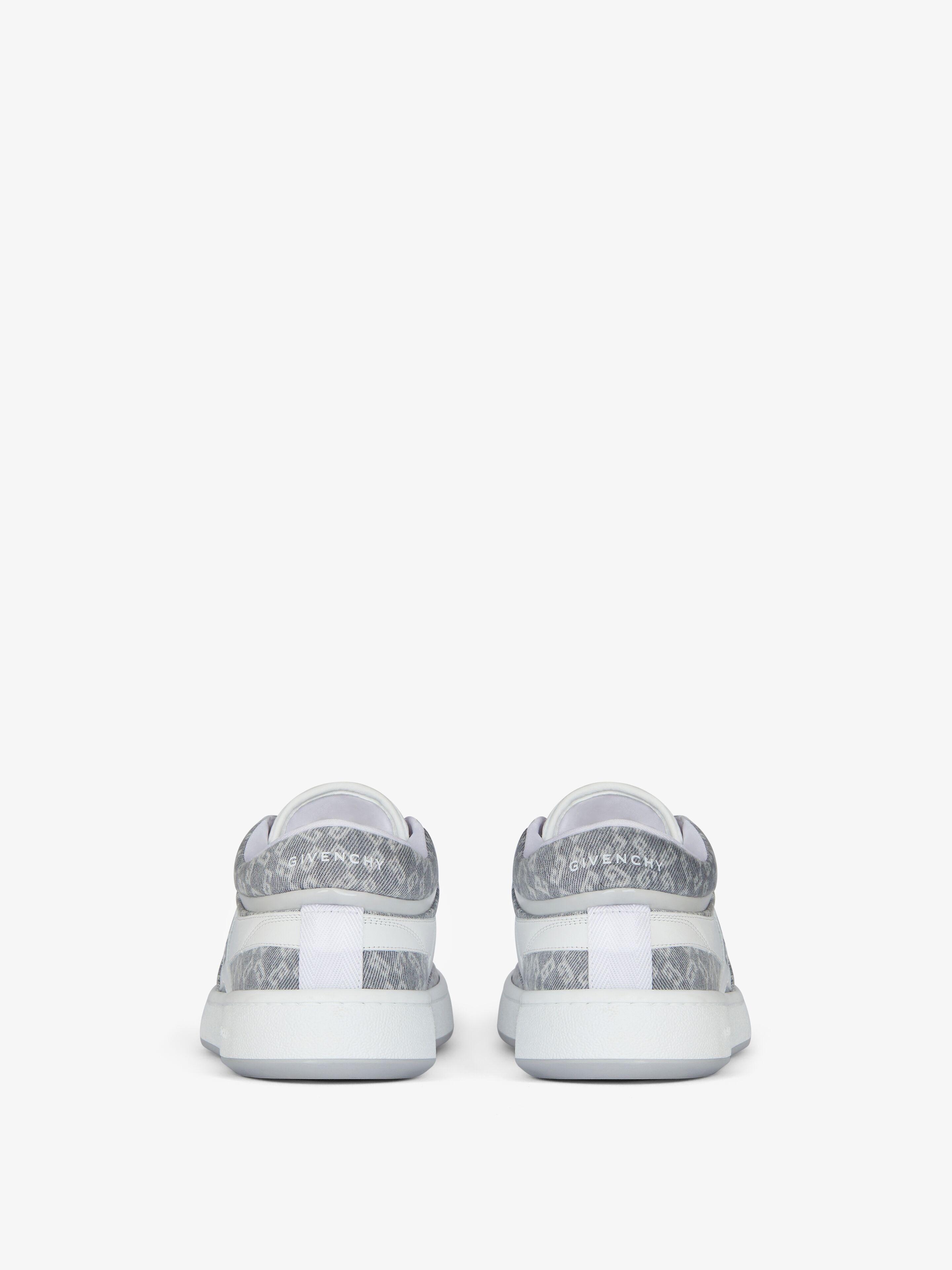 G MOVE SNEAKERS IN MIXED LEATHERS AND DENIM MONOGRAM 72 - 6