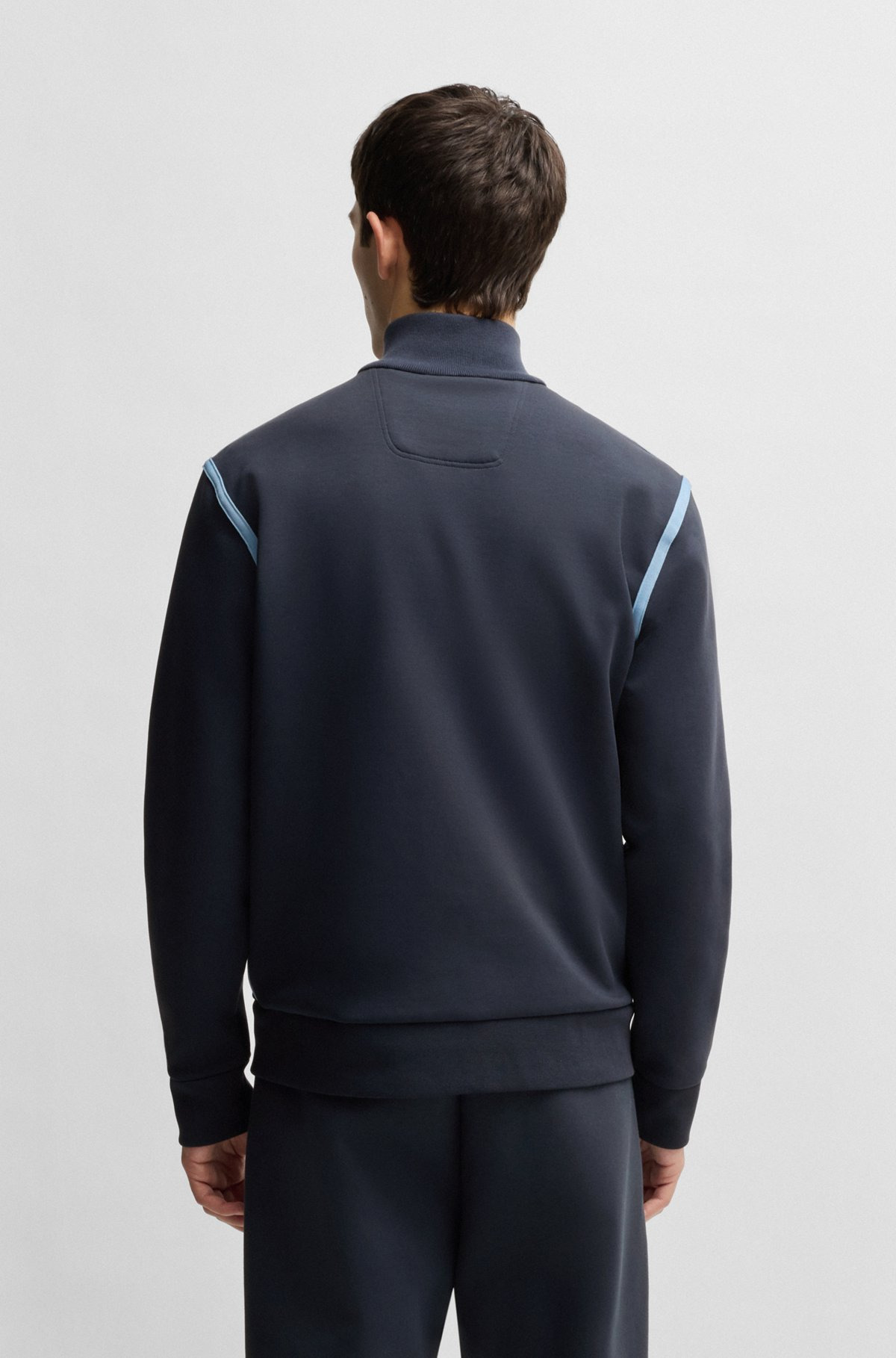 ZIP-UP SWEATSHIRT WITH LOGO ARTWORK - 5