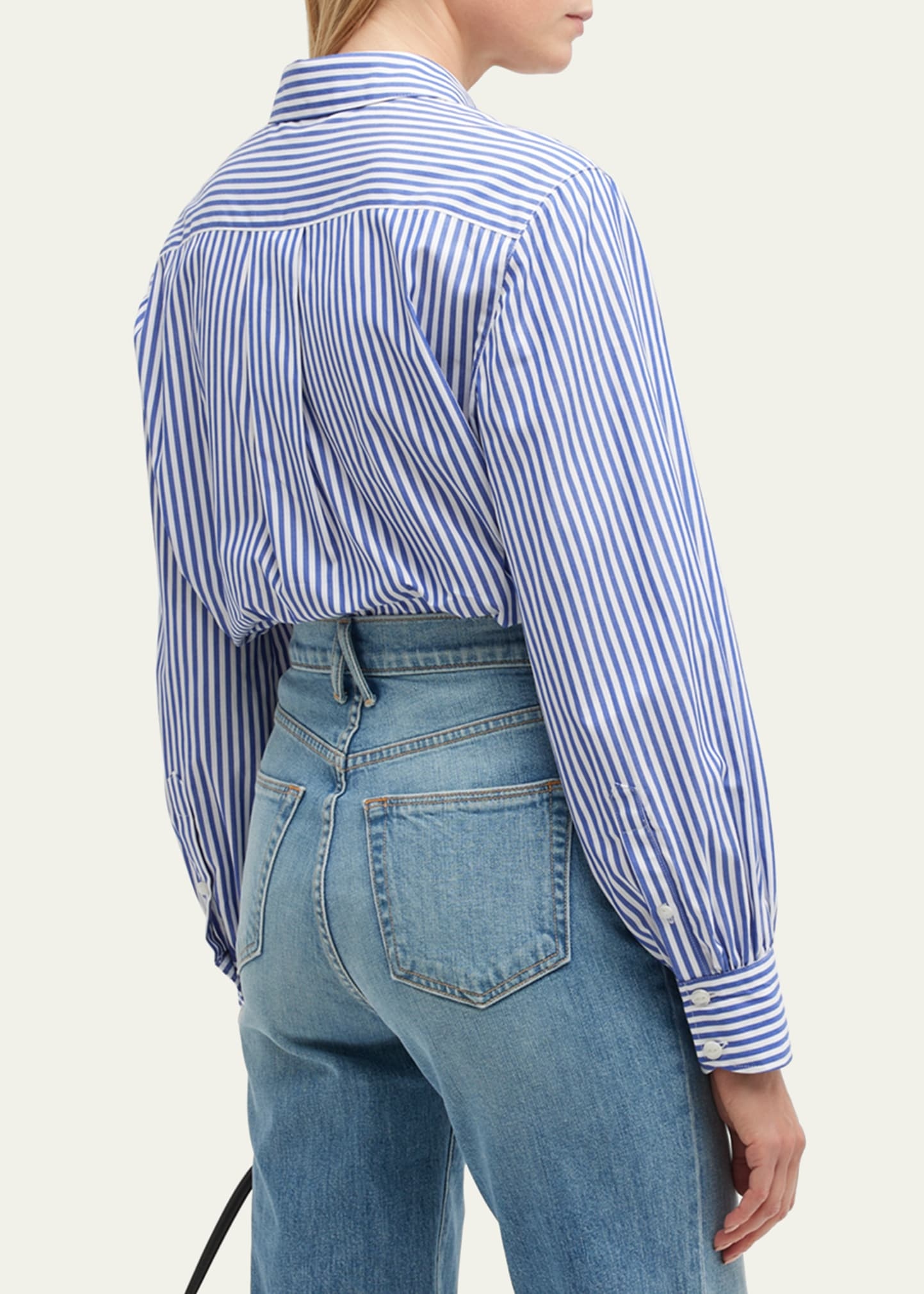 Maxine Striped Button-Front Shirt - 3
