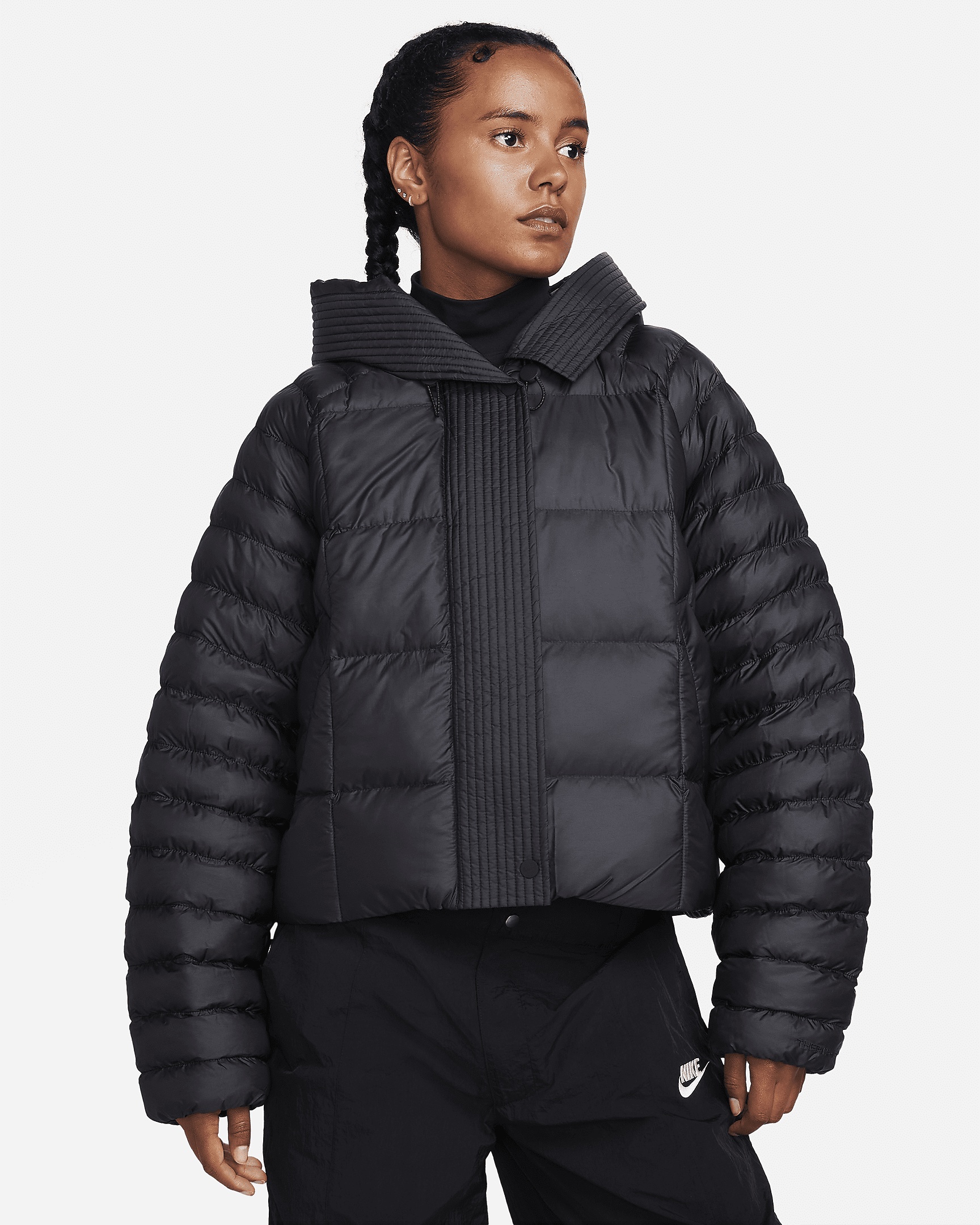 Nike Sportswear Swoosh Puffer PrimaLoft® Women's Therma-FIT Oversized Hooded Jacket - 1