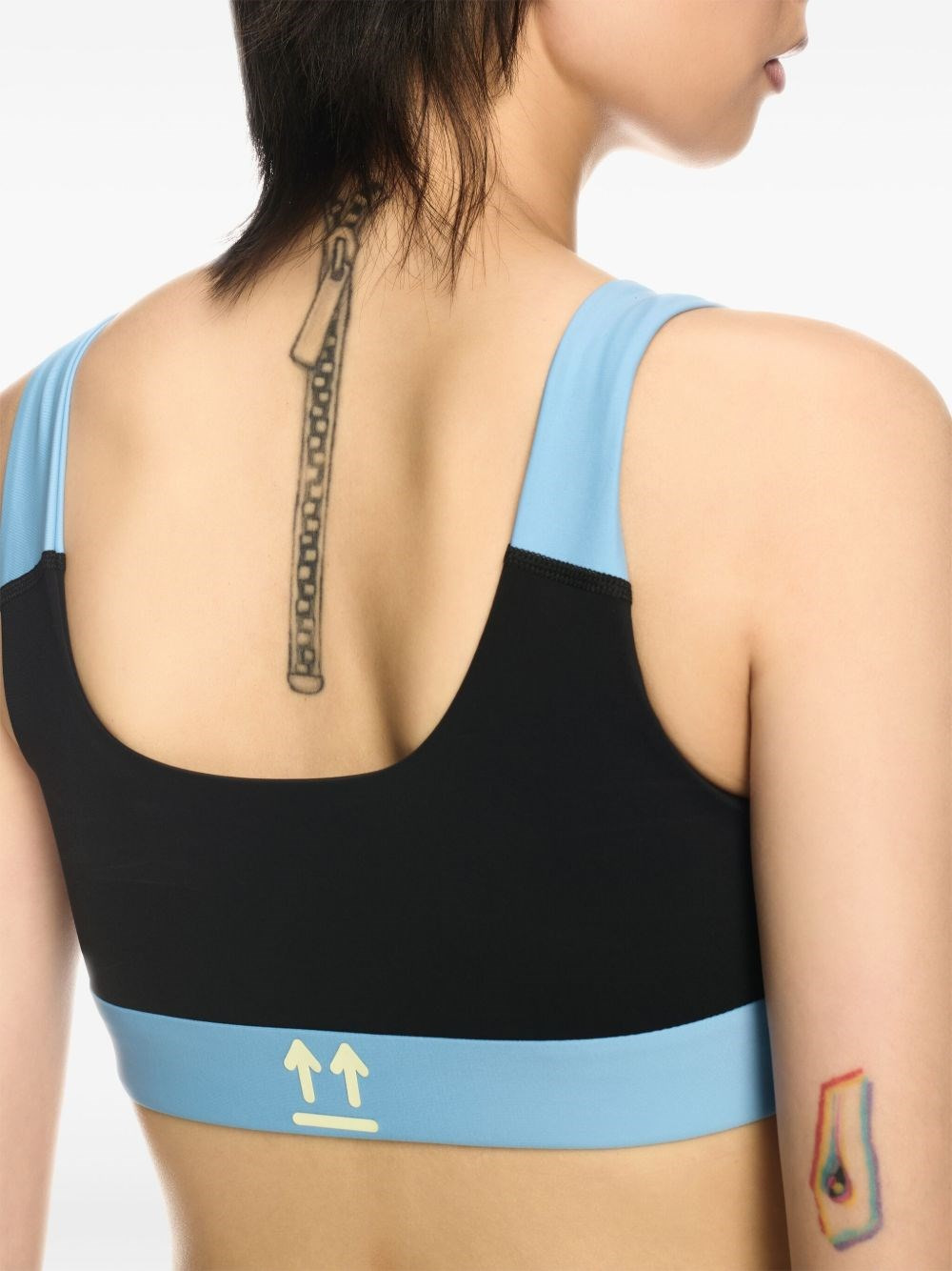 Logo colorblock bra - 2