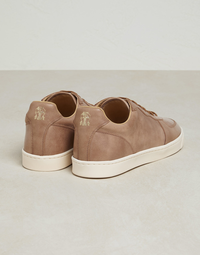 Dapple calfskin sneakers with natural rubber sole 3
