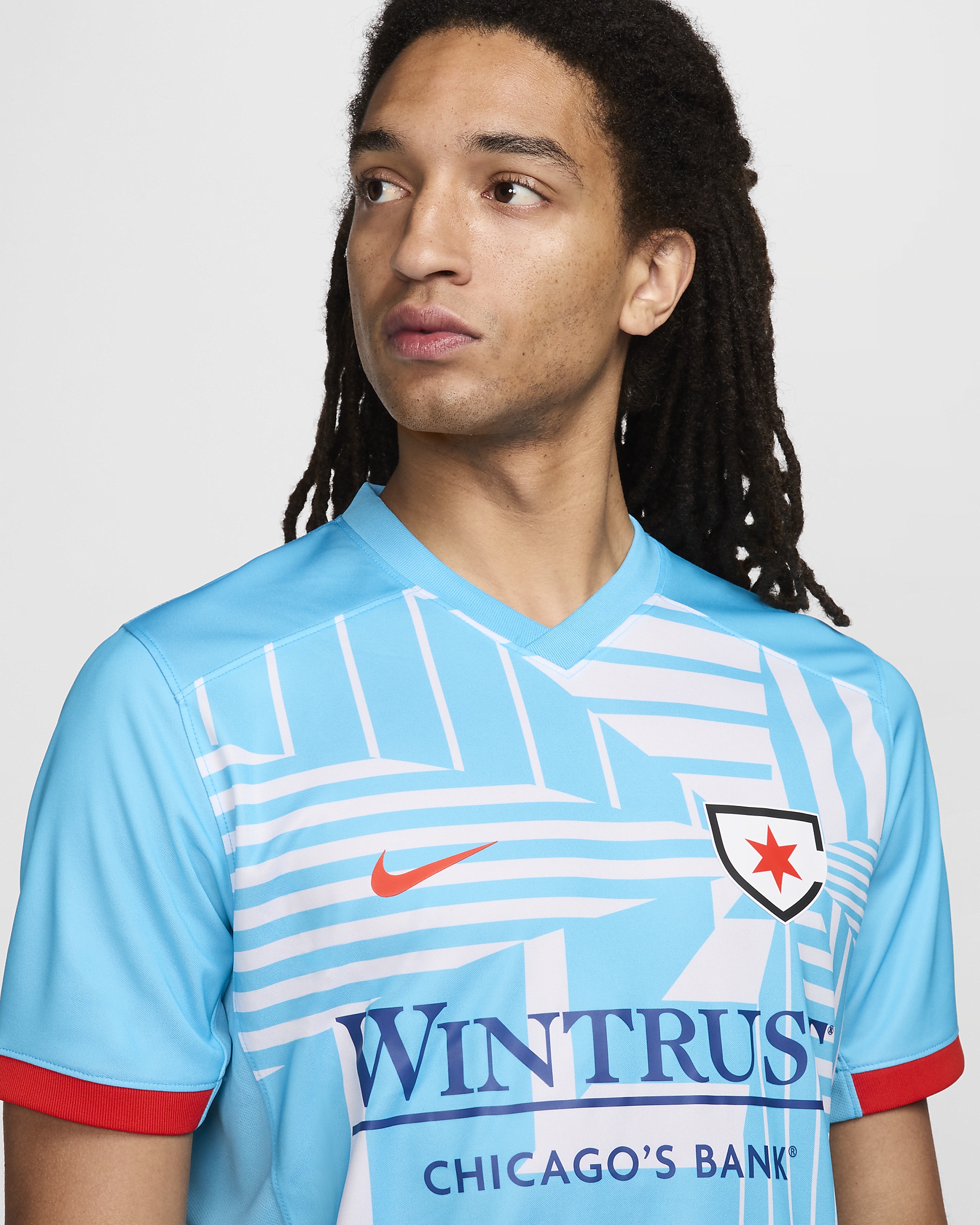 Chicago Red Stars 2024 Stadium Primary Nike Men's Dri-FIT NWSL Replica Jersey - 3