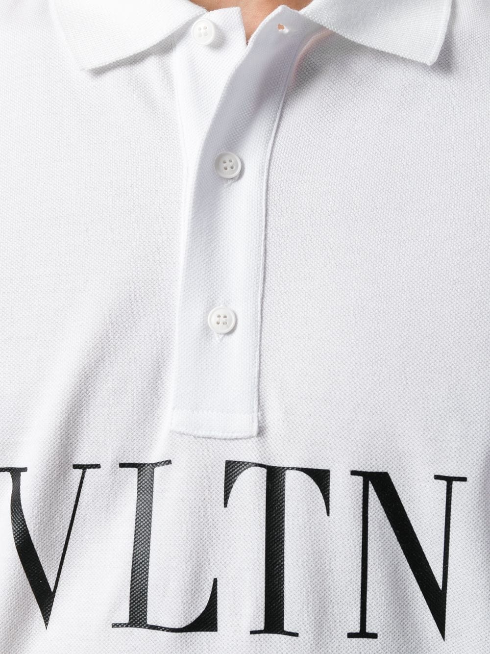 VLTN print polo shirt - 5