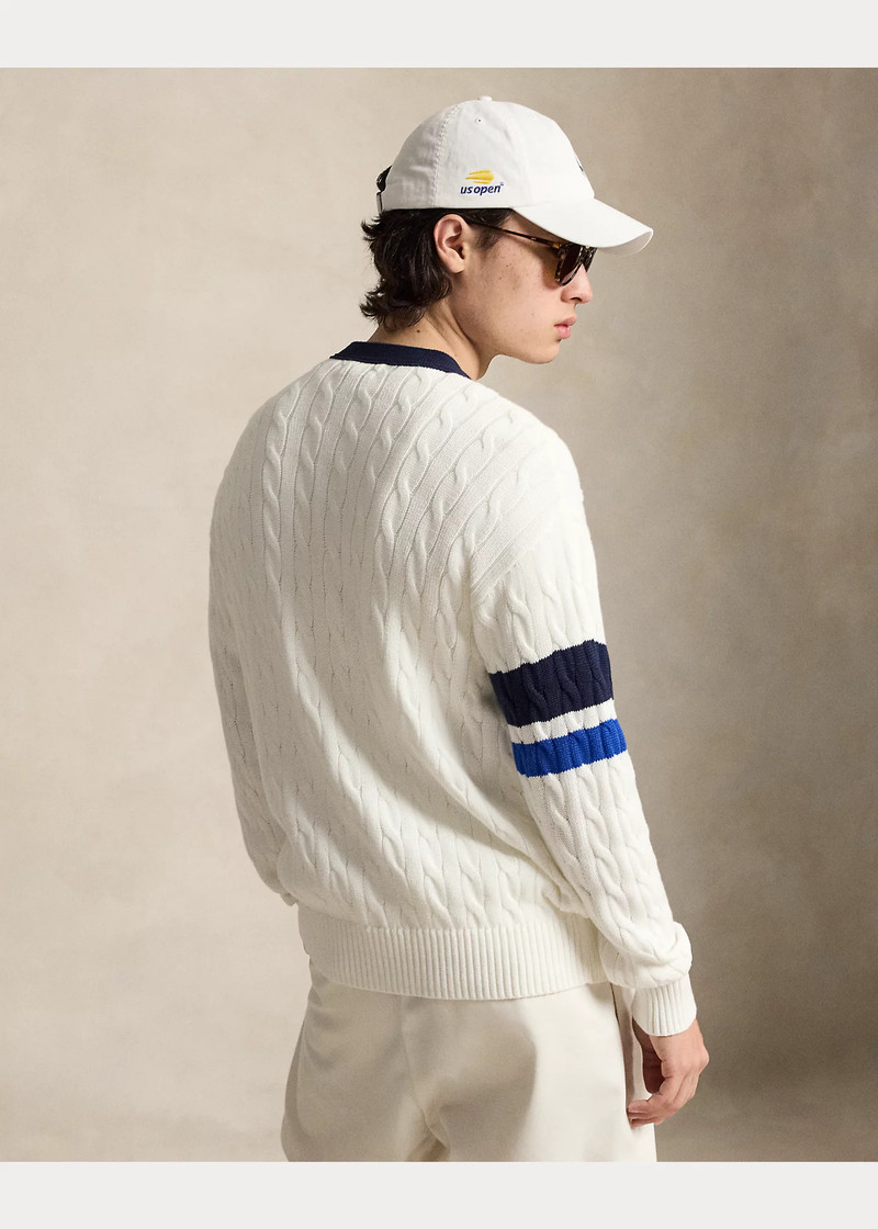 US Open Cable-Knit Umpire Cardigan 4