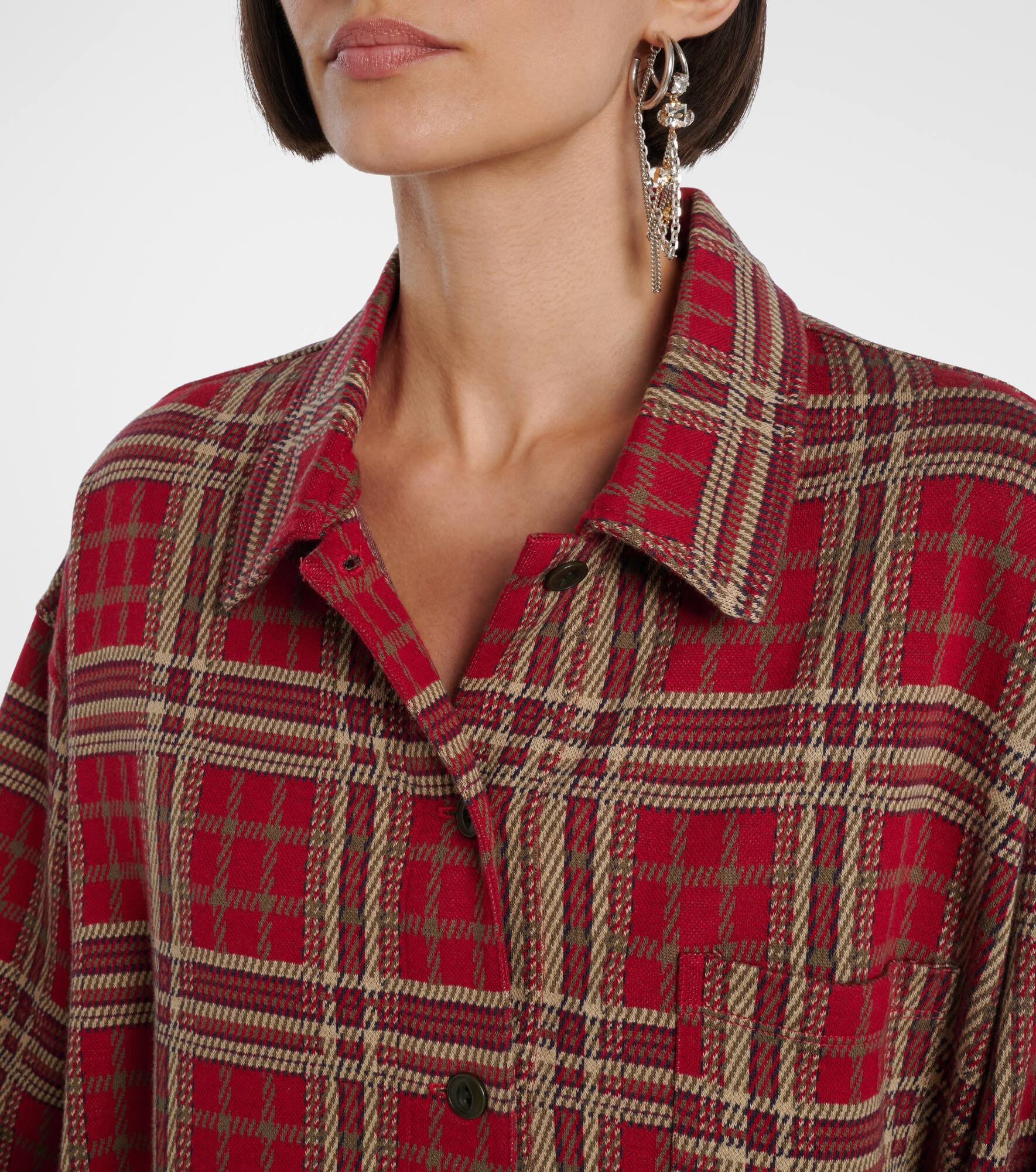 Brunagd plaid cotton shirt - 4