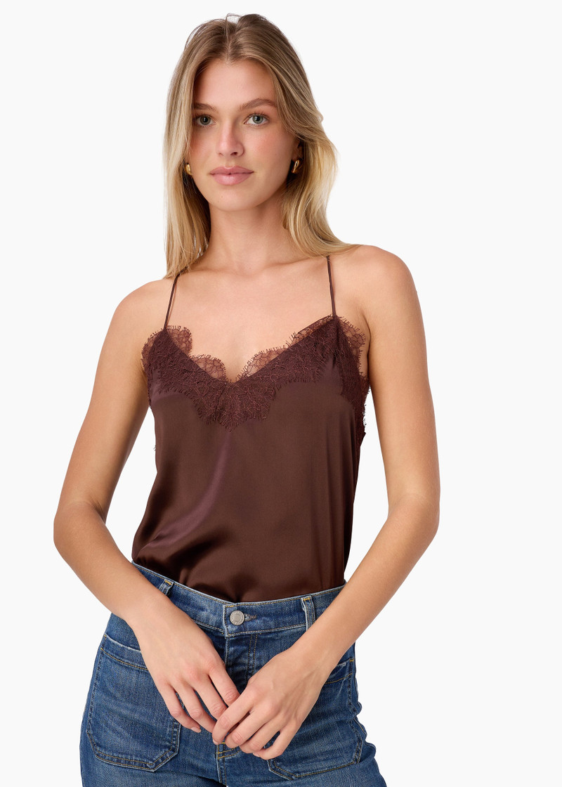 RACER CHARMEUSE CAMISOLE SABLE 1