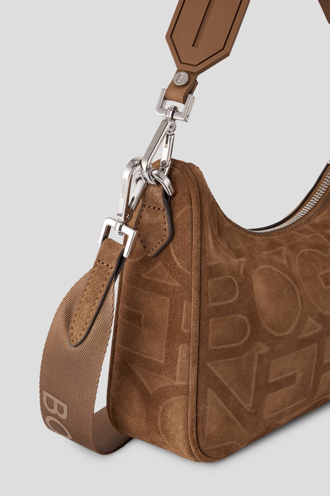 TENNA VELLUTO LORA SHOULDER BAG IN COGNAC - 5