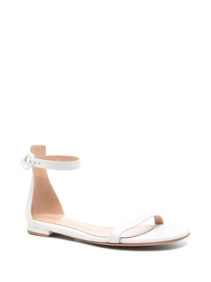 Gianvito Rossi leather flat sandals outlook