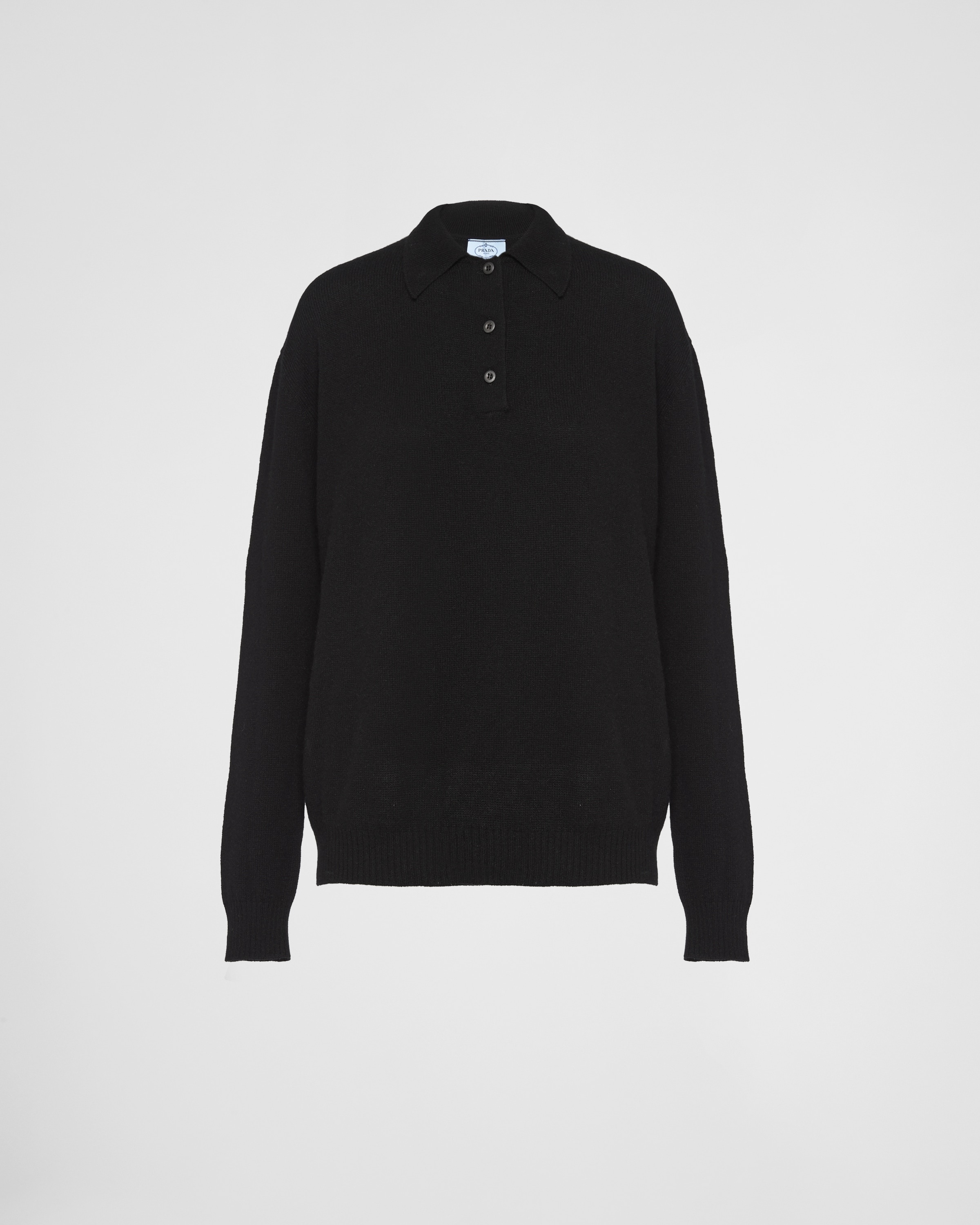 Cashmere polo shirt - 1