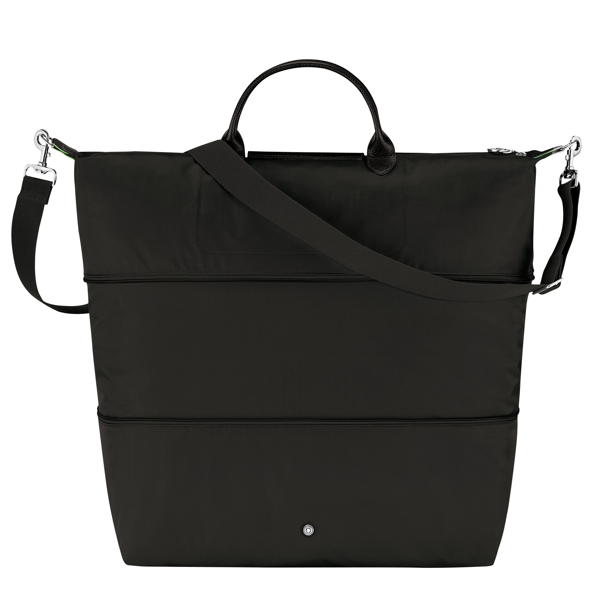Le Pliage Green Travel bag expandable Black - Recycled canvas - 4