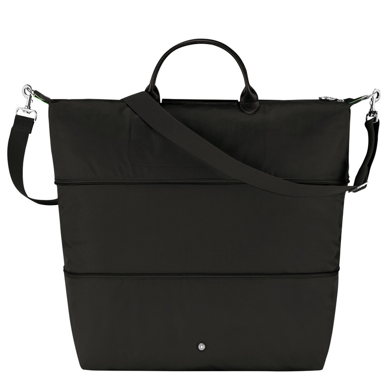Le Pliage Green Travel bag expandable Black - Recycled canvas 4