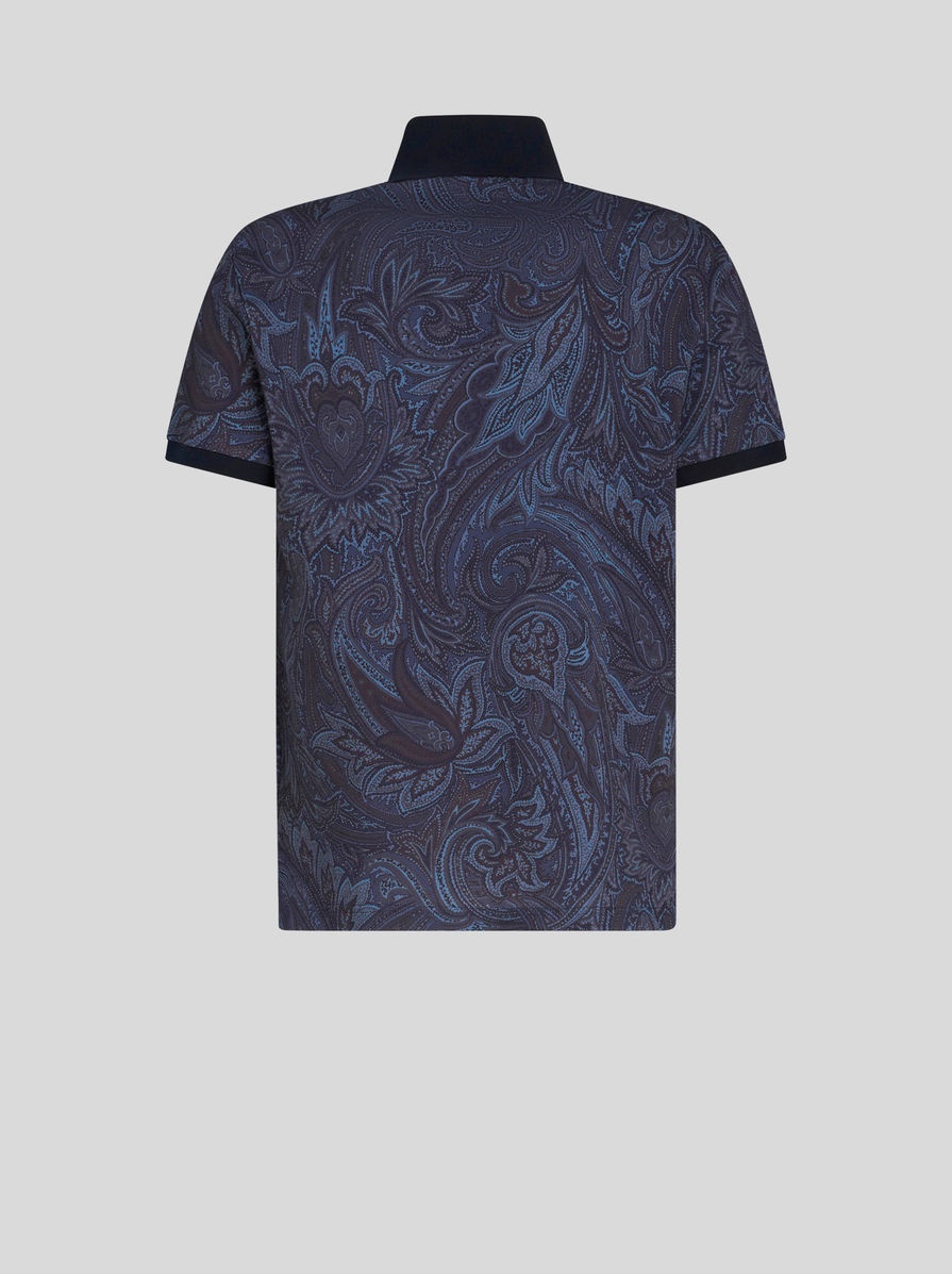 PAISLEY POLO SHIRT WITH LOGO - 5