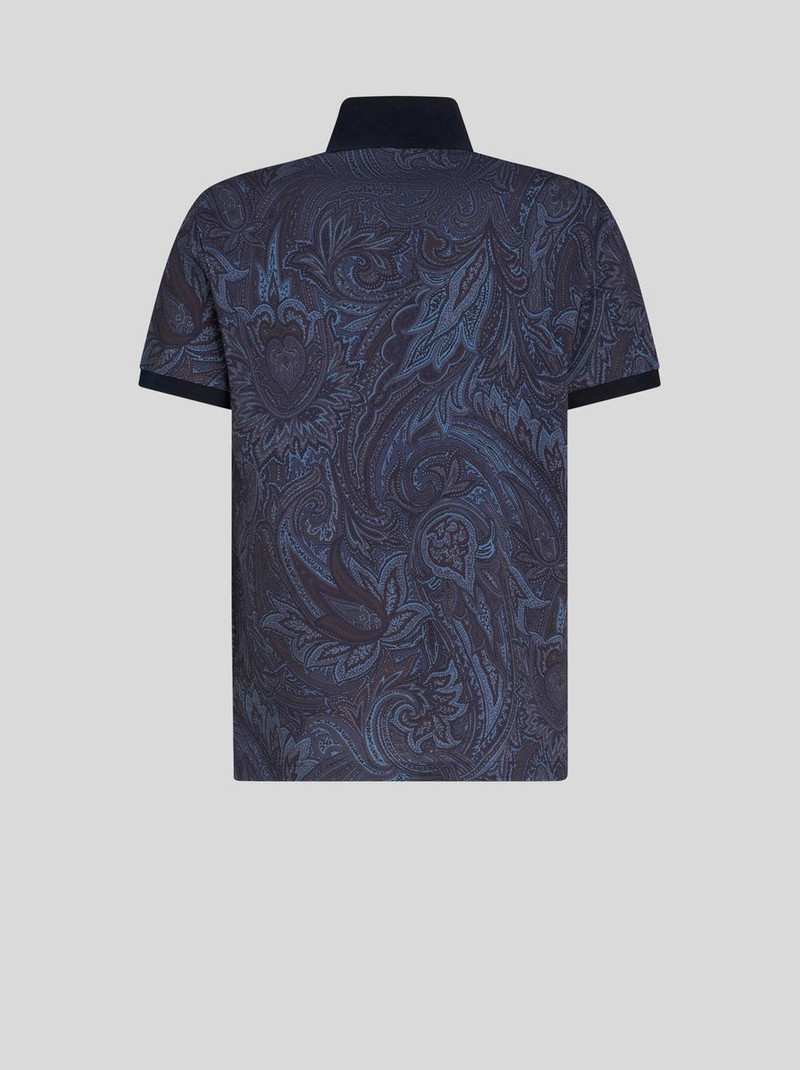 PAISLEY POLO SHIRT WITH LOGO 5