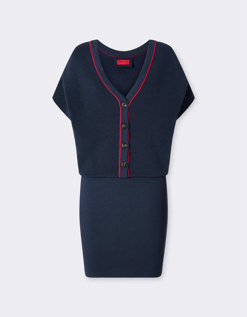 Short knit dress in Q-Cycle® 1