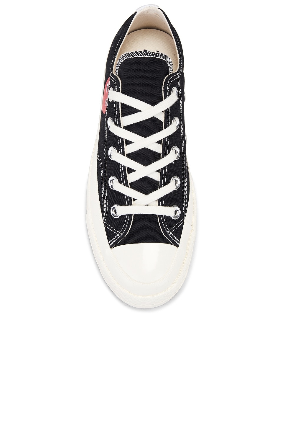 Small Red Heart Low Top Sneaker - 4