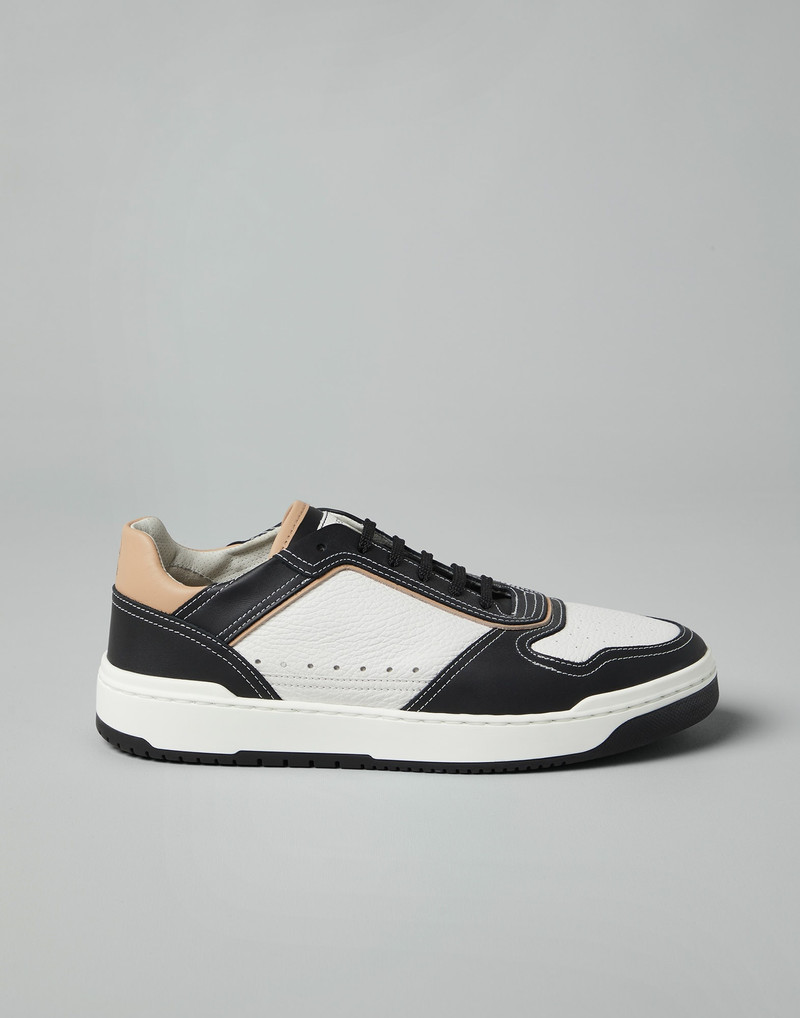 Calfskin basket sneakers 5