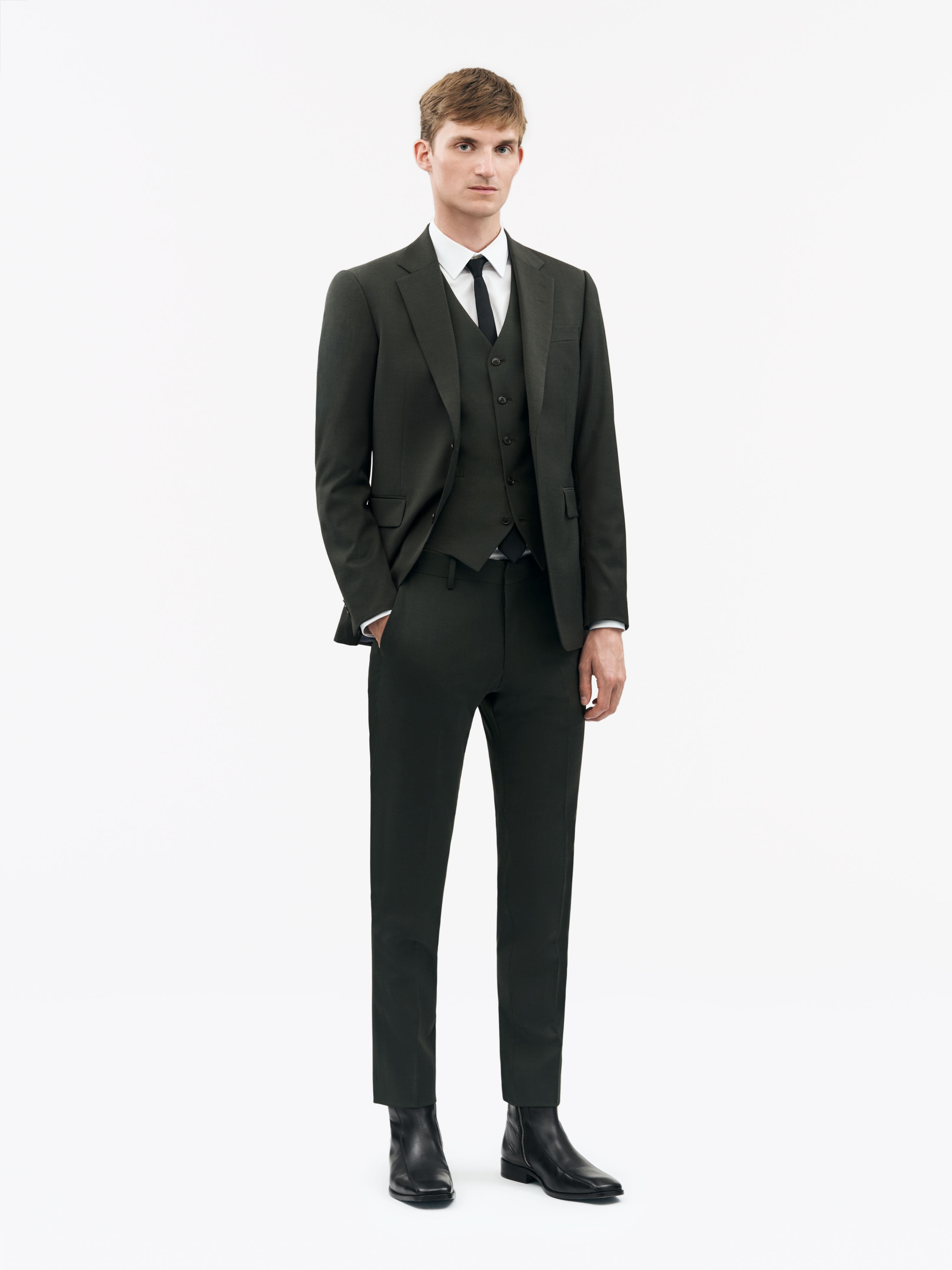 Wayde Wool Blend Waistcoat - 2