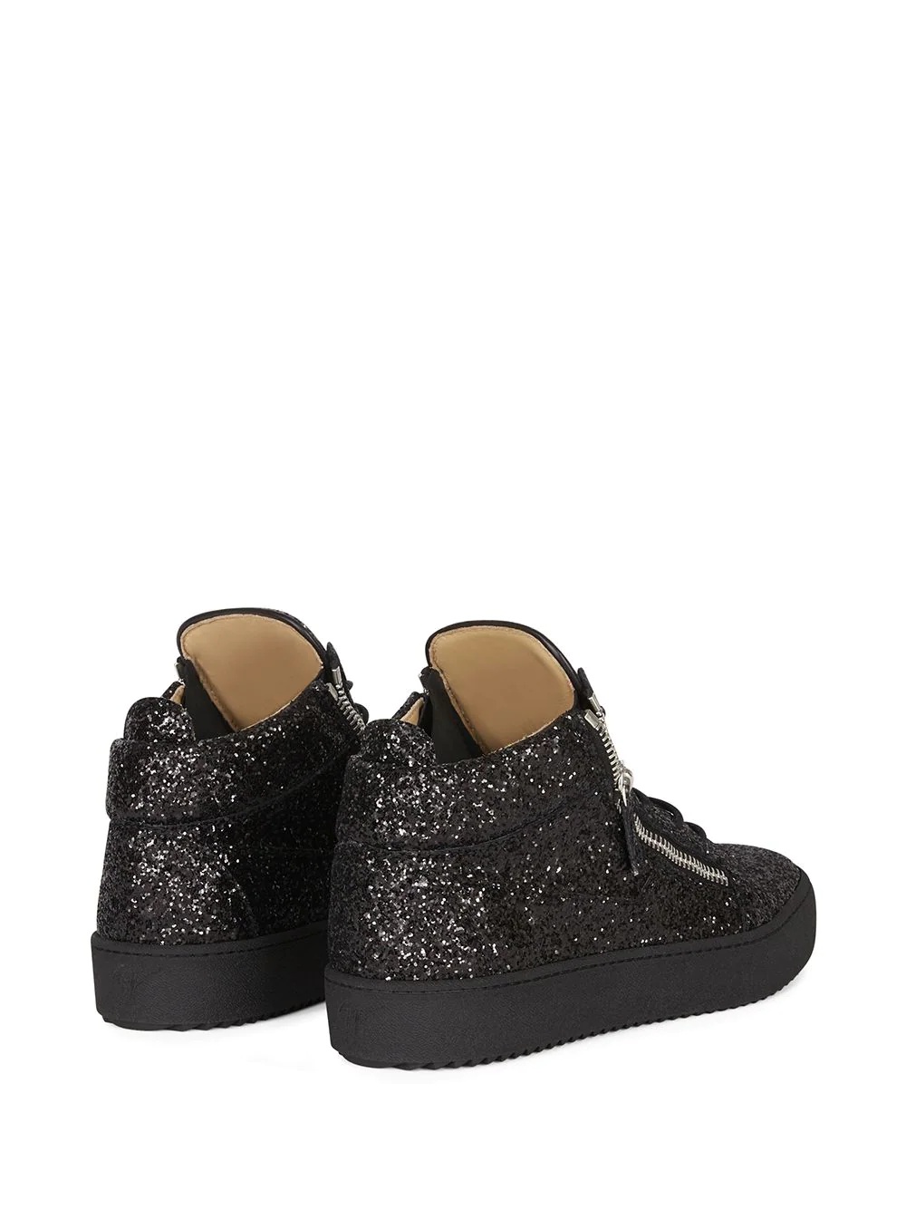 Kriss glitter mid-top sneakers - 3