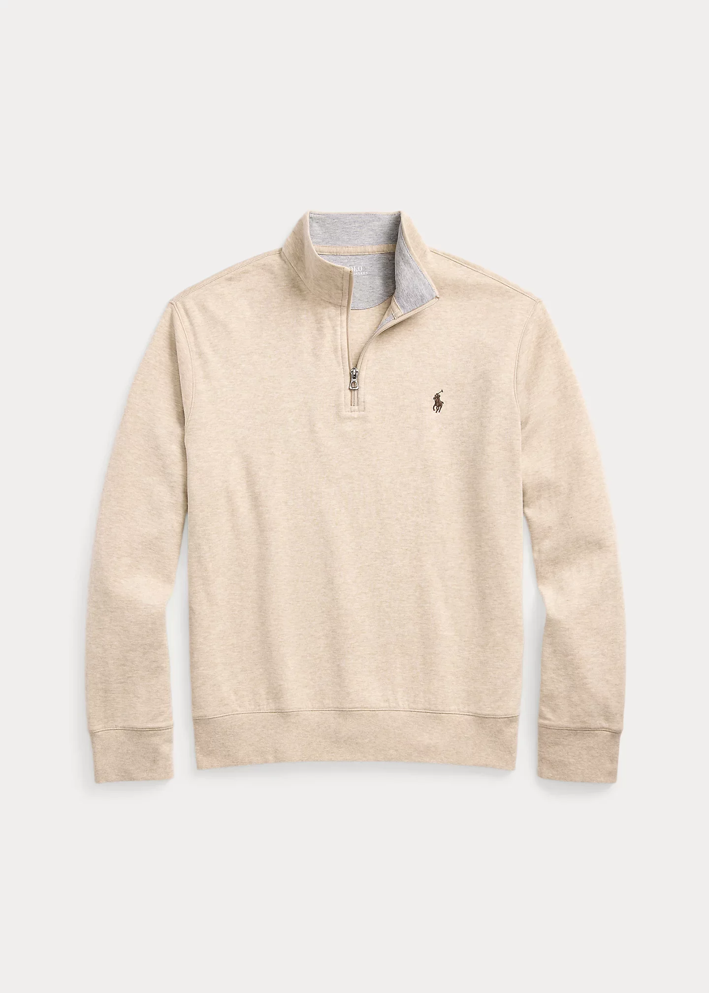 Luxury Jersey Quarter-Zip Pullover - 1