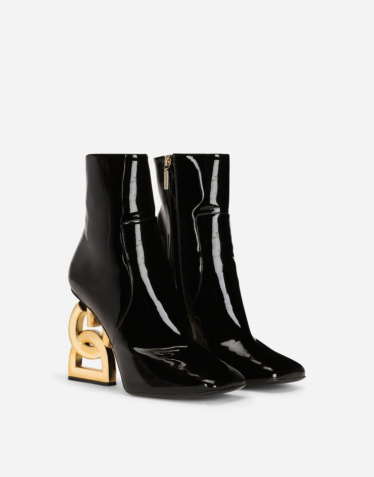 Patent leather ankle boots with DG Pop heel - 2