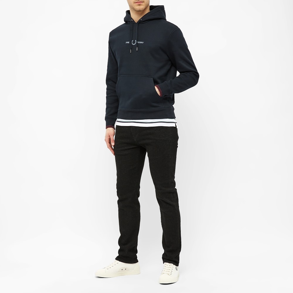 Fred Perry Embroidered Logo Popover Hoody - 6