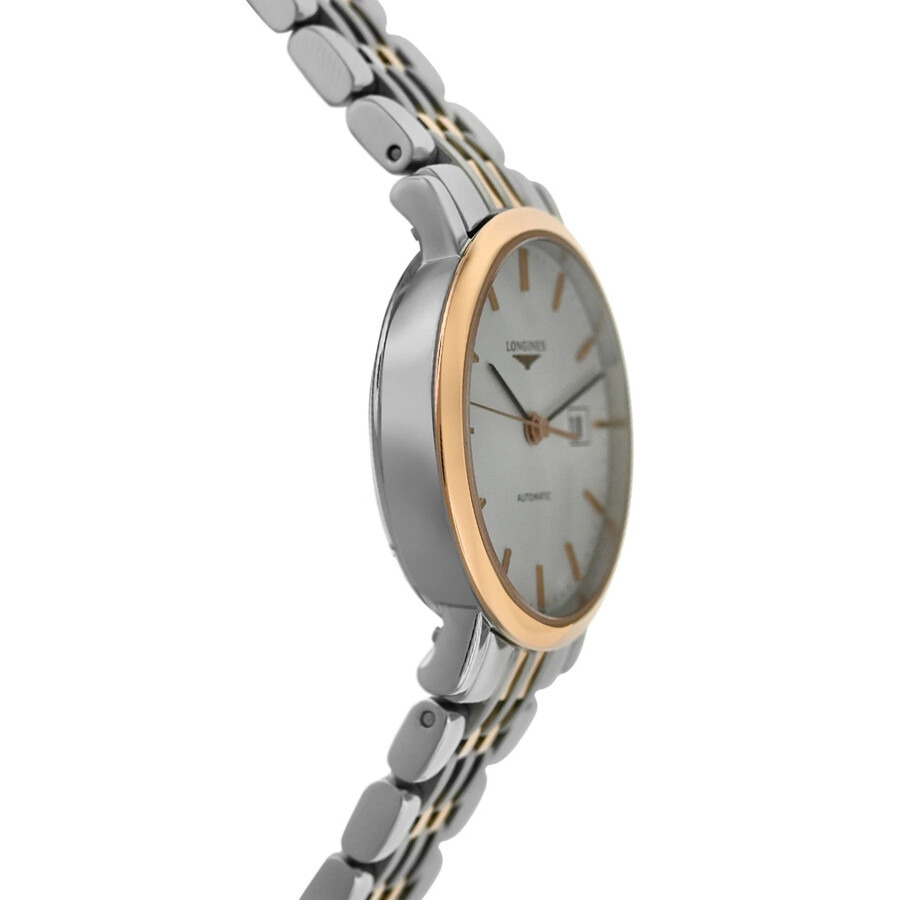 Pre-owned Longines Elegant Matte White Dial Ladies Watch L4.310.5.11.7 - 3