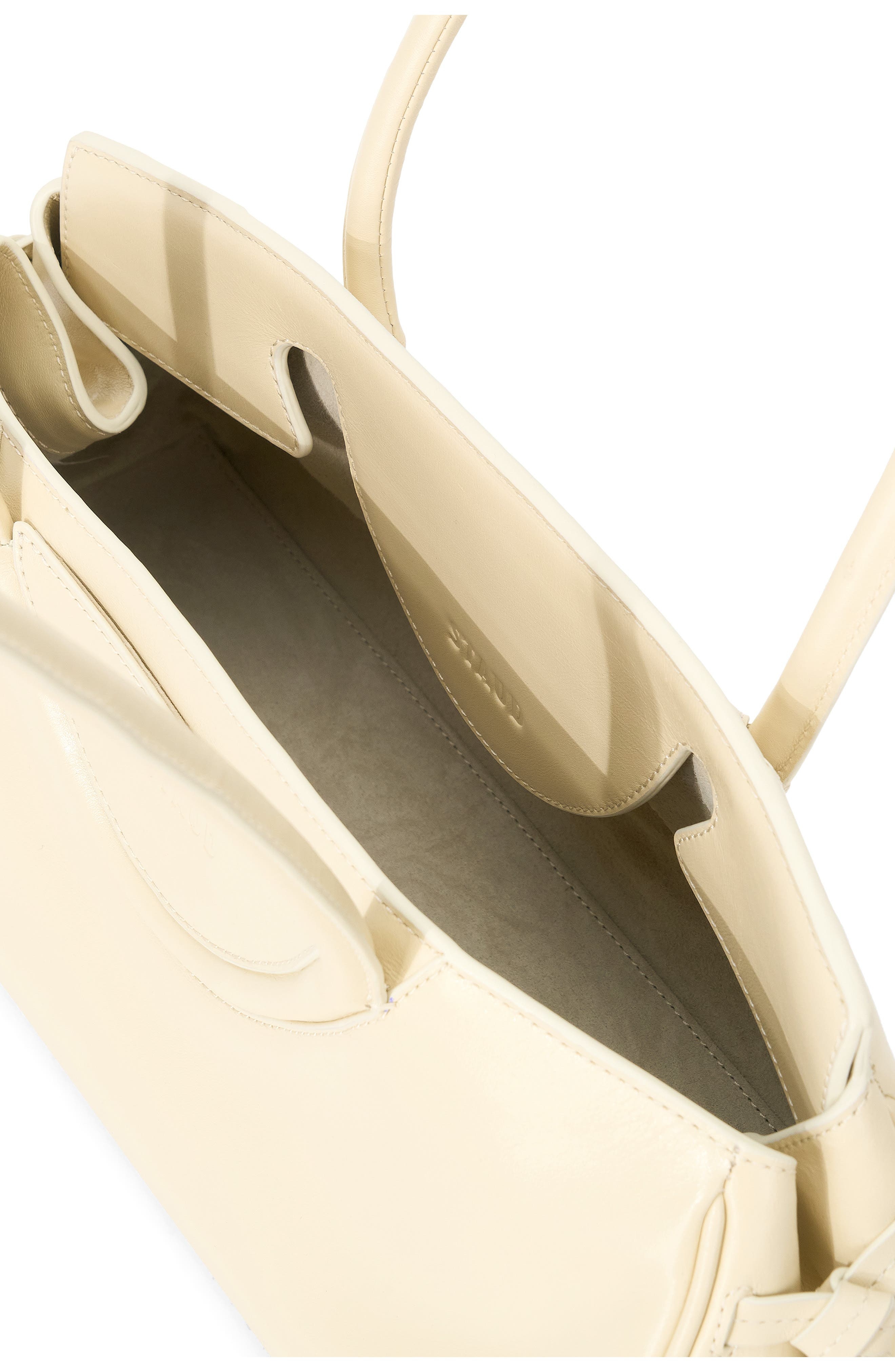 STAUD Maude Leather Shoulder Bag in Cream at Nordstrom - 3