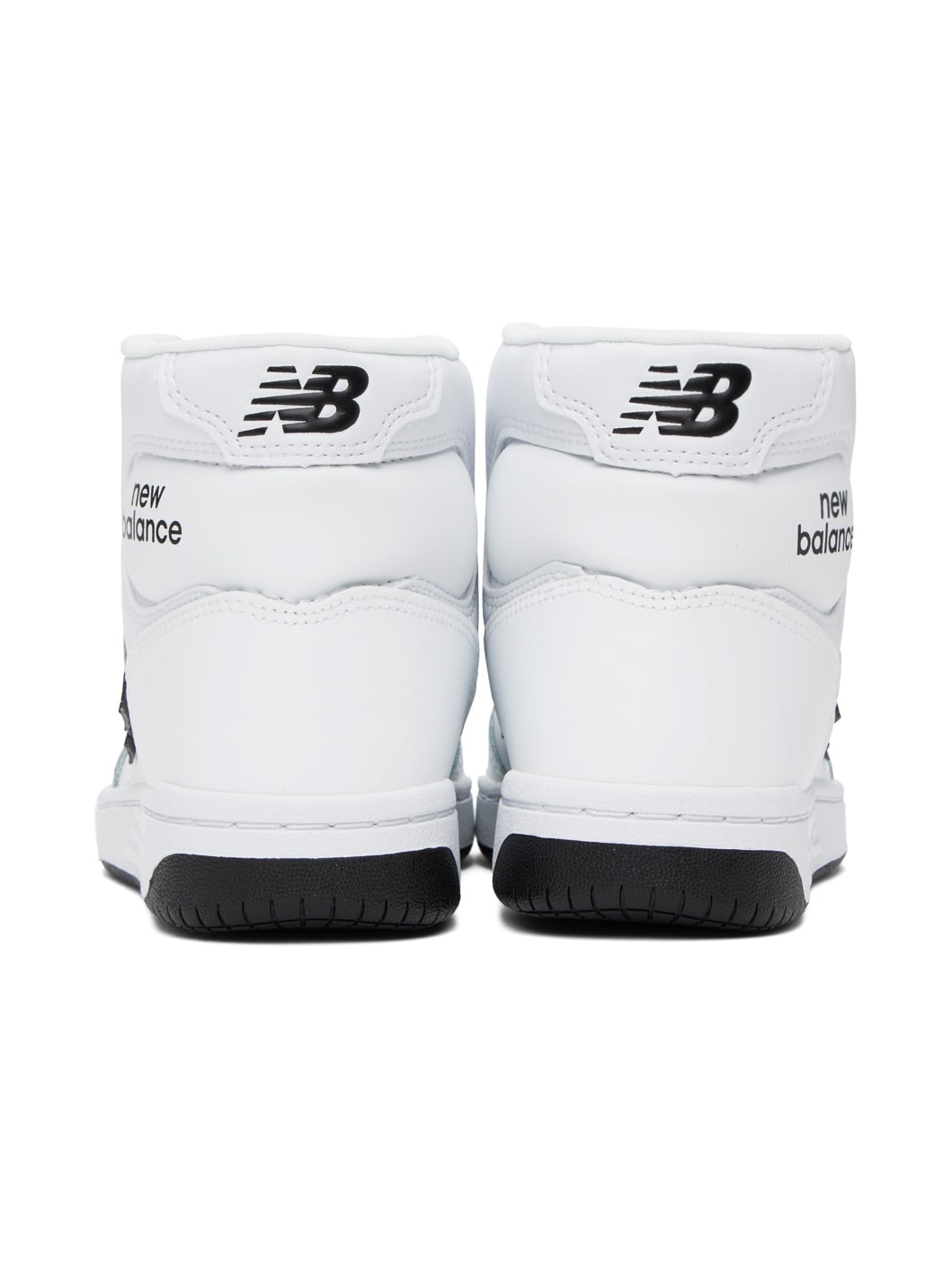 White & Black 480 High Sneakers - 2