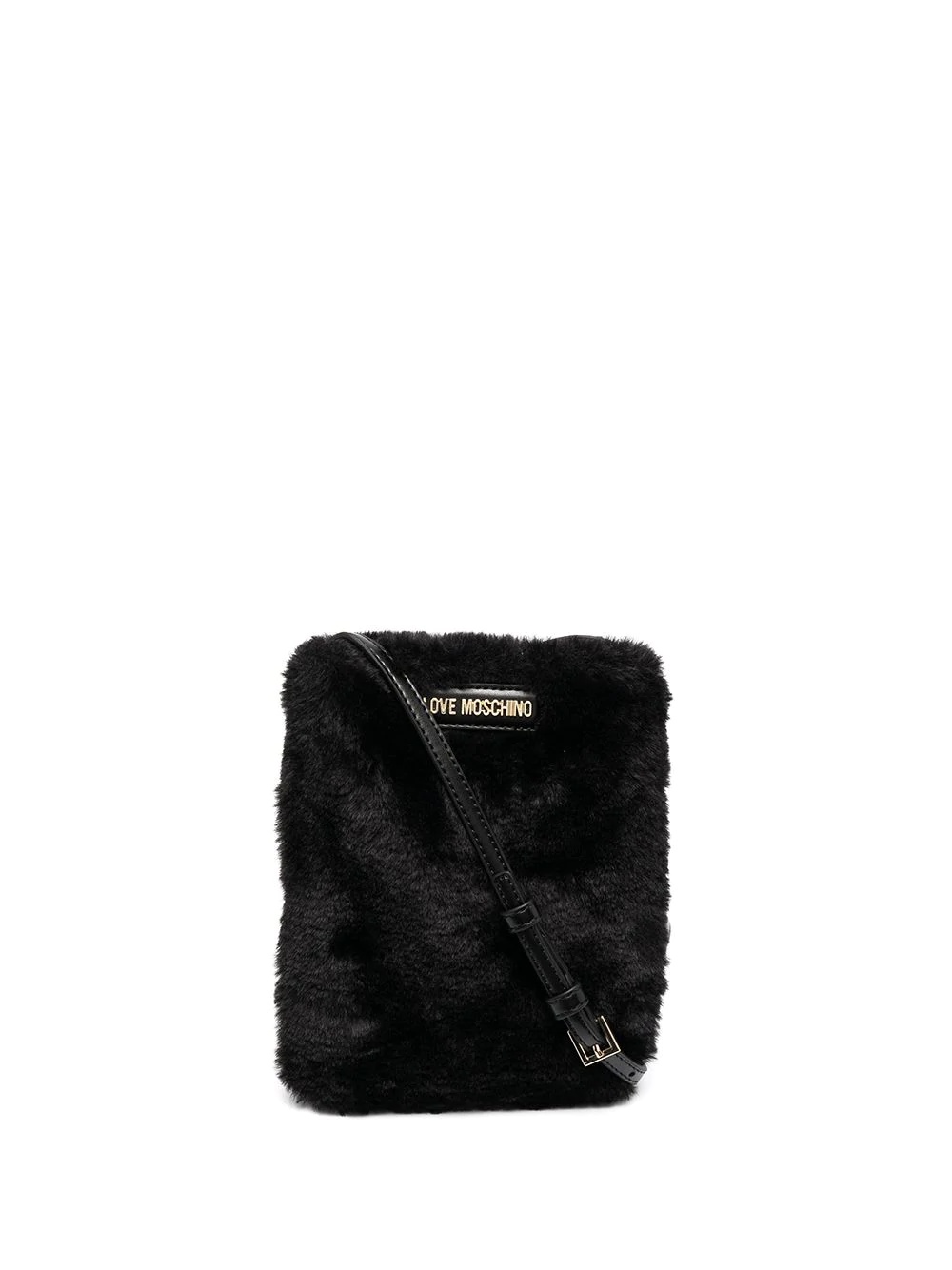 faux-fur small shoulder bag - 1