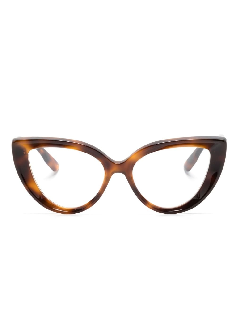 tortoiseshell cat-eye glasses - 1