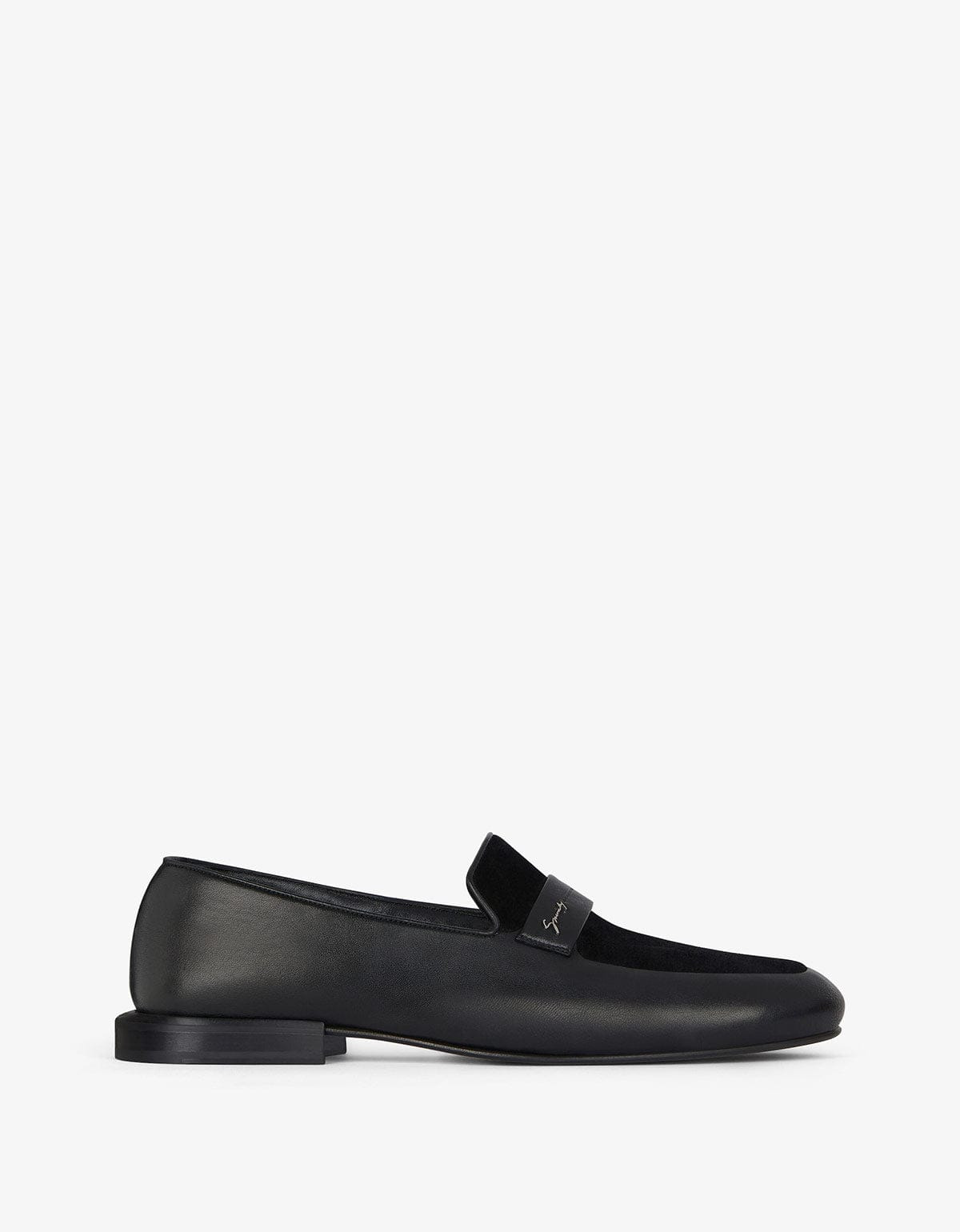 Givenchy Black Leather Loafers - 1